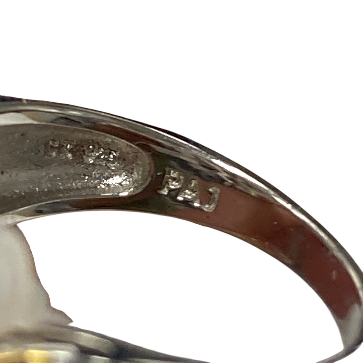 Ring Sterling Silver In Gold & Silver size 7.5