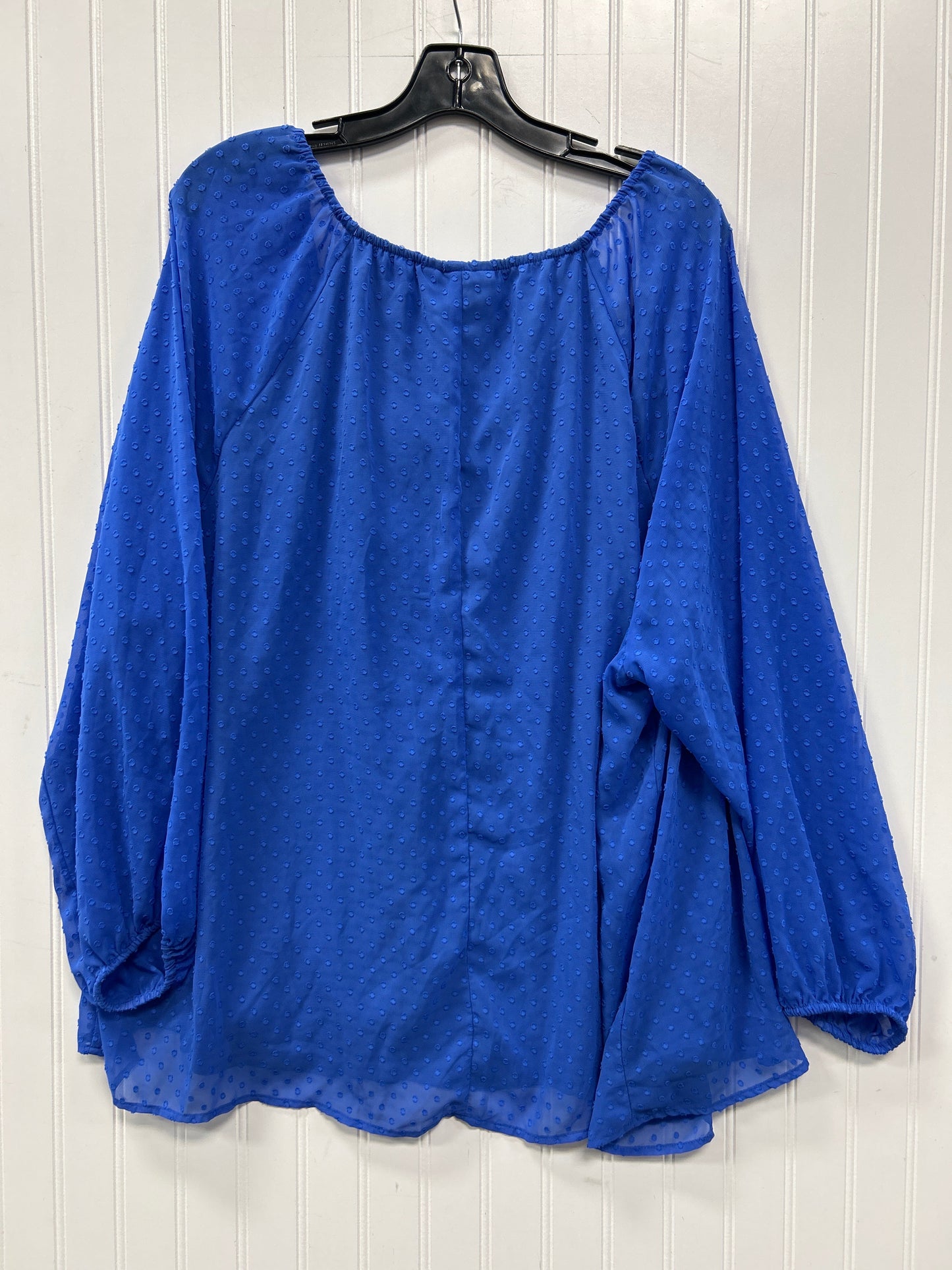 Top Ls By Lane Bryant In Blue, Size:3X