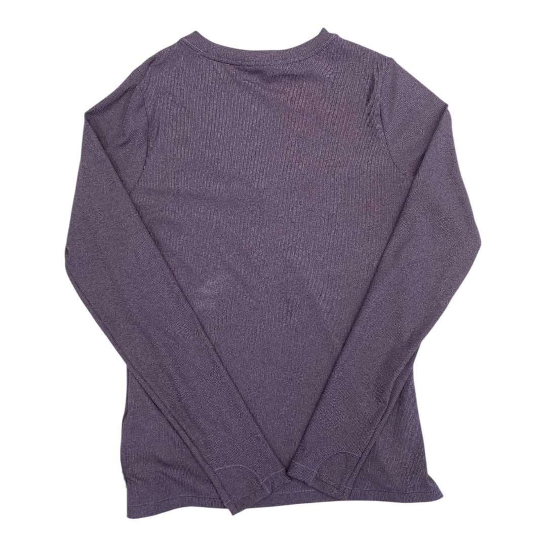 Athletic Top Ls Crewneck By Athleta In Purple, Size:M