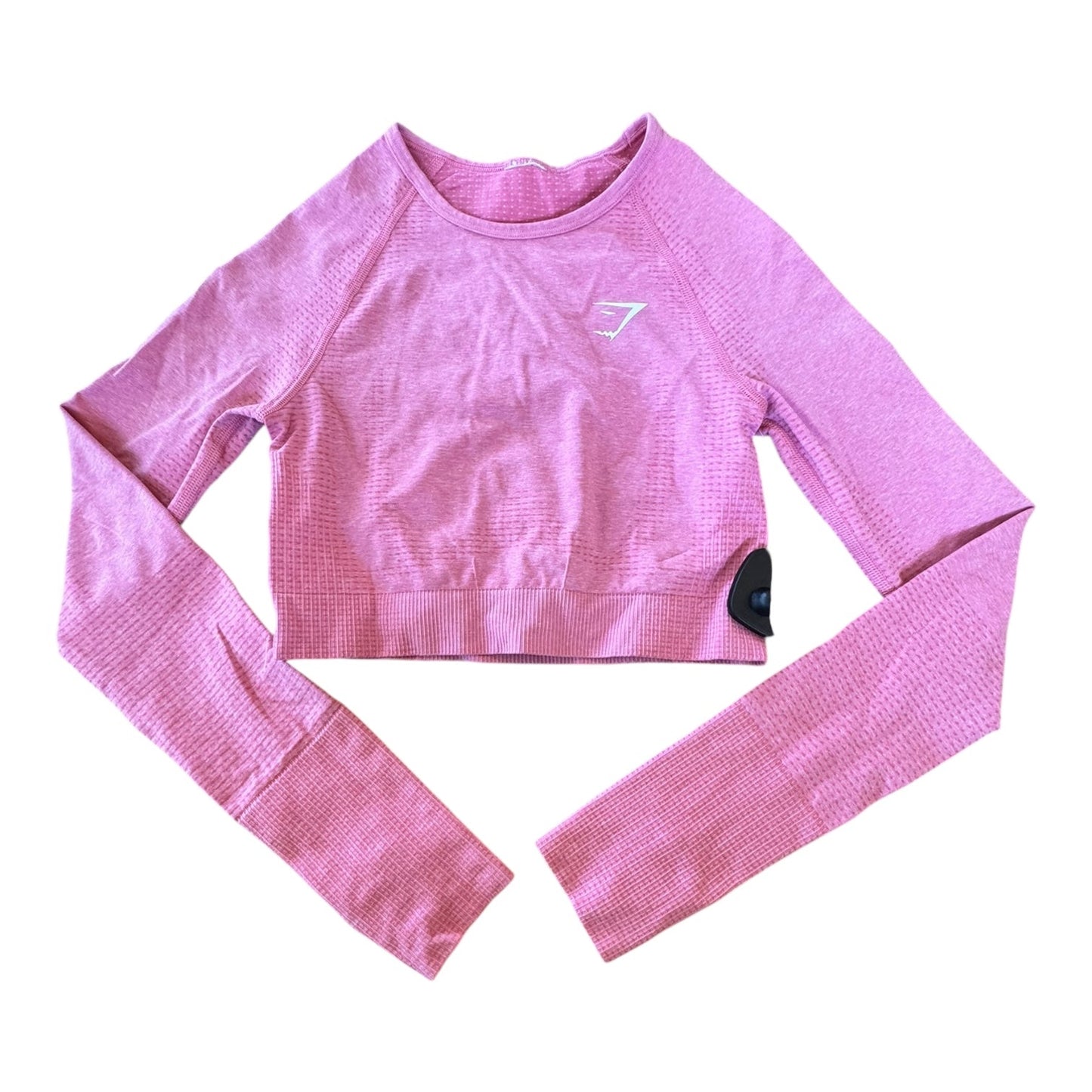 Athletic Top Ls Crewneck By Gym Shark In Pink, Size:Xs