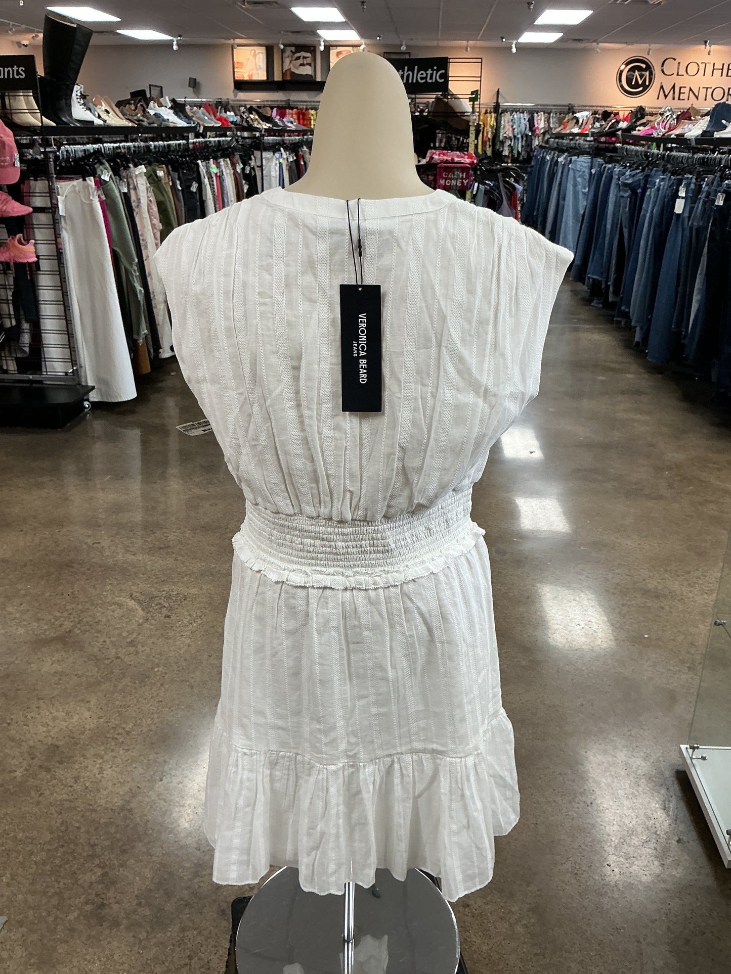 Dress Casual Short By Veronica Beard In White, Size:S