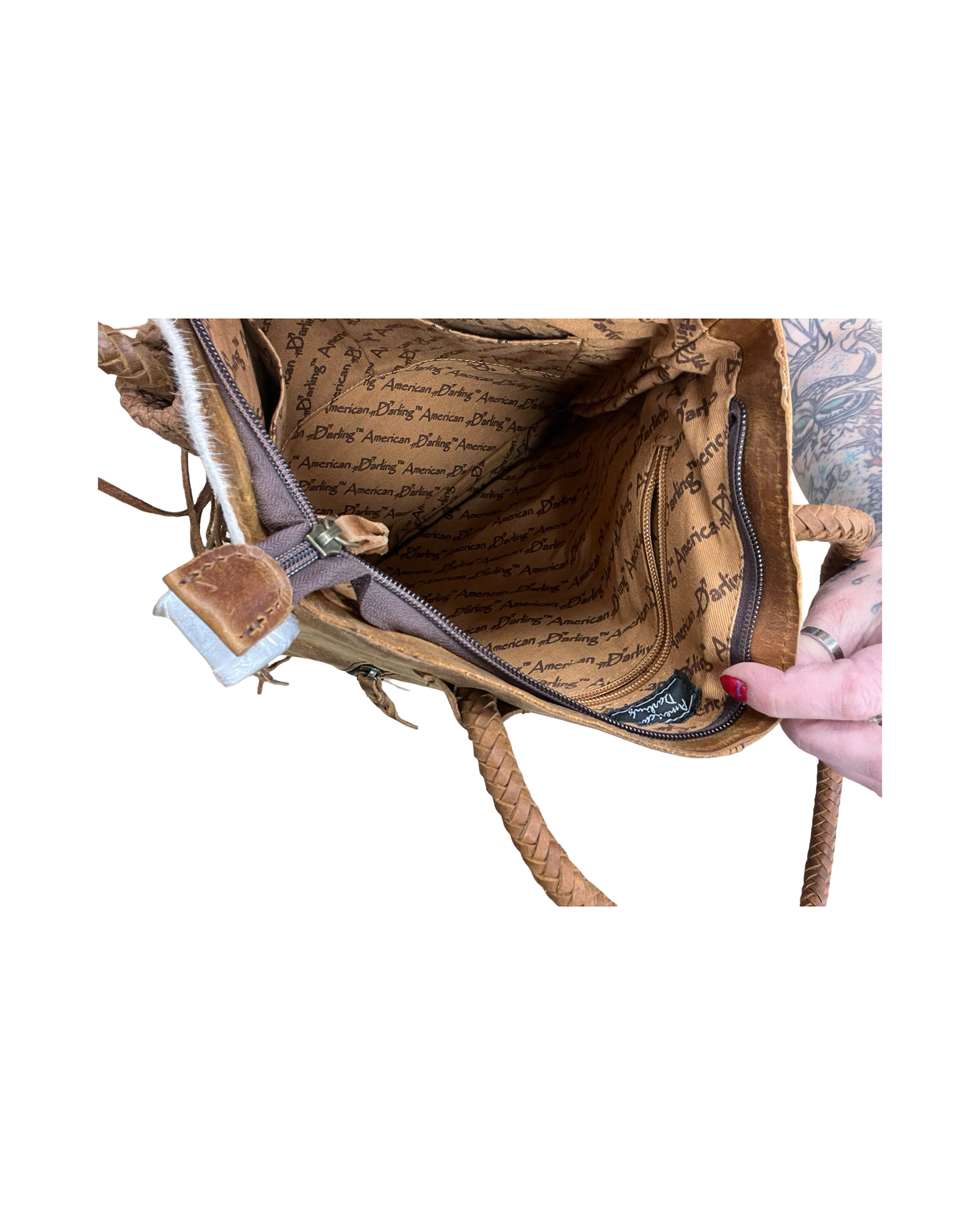 Handbag By Clothes Mentor In Tan, Size:Medium