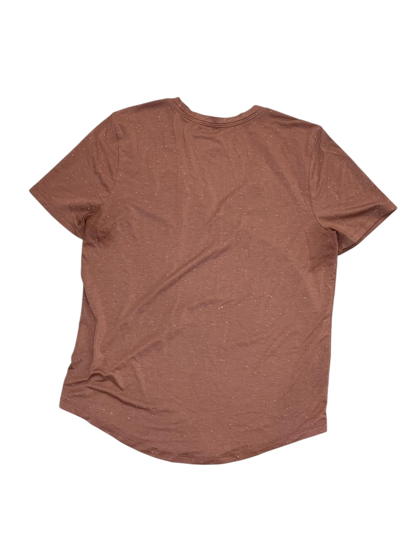 Athletic Top Ss By Lululemon In Pink, Size:S