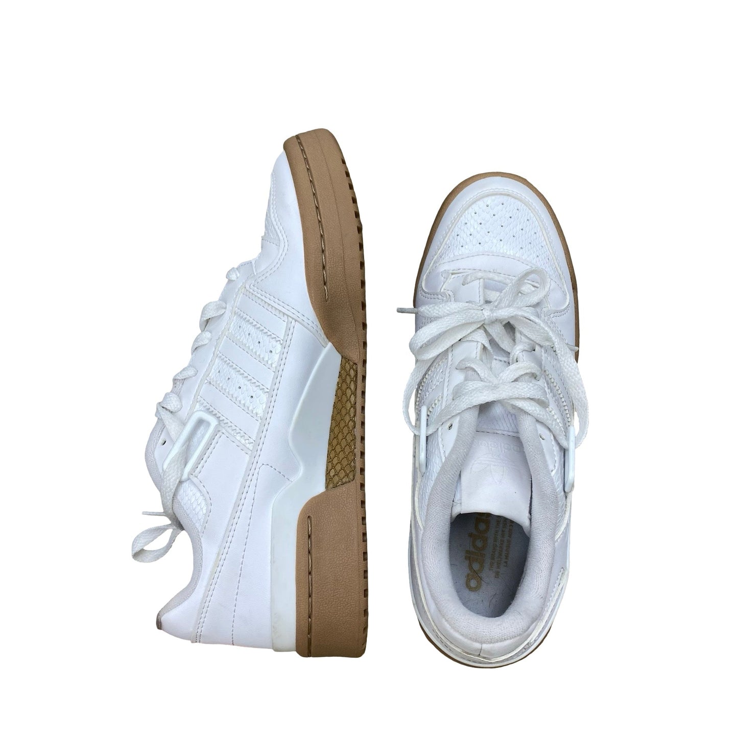Shoes Sneakers By Adidas In Brown & White, Size:8