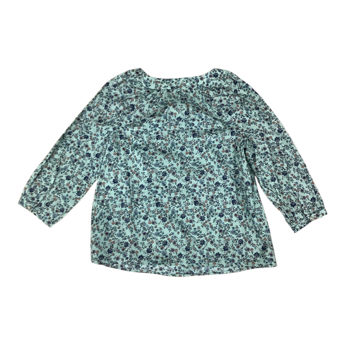 Blouse Ls By J. Jill In Floral Print, Size:Xs