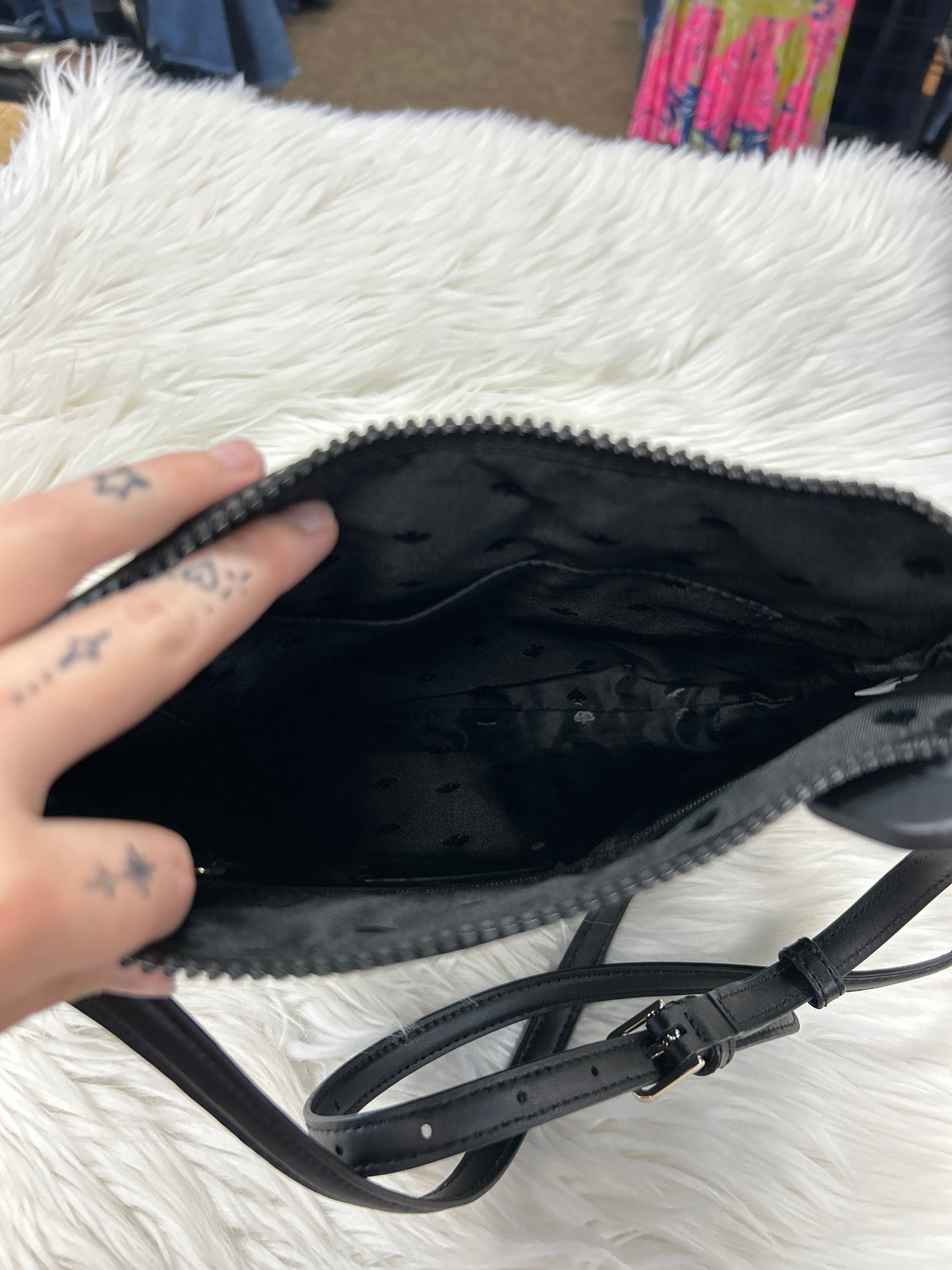 Crossbody Designer By Kate Spade In Black, Size:Medium