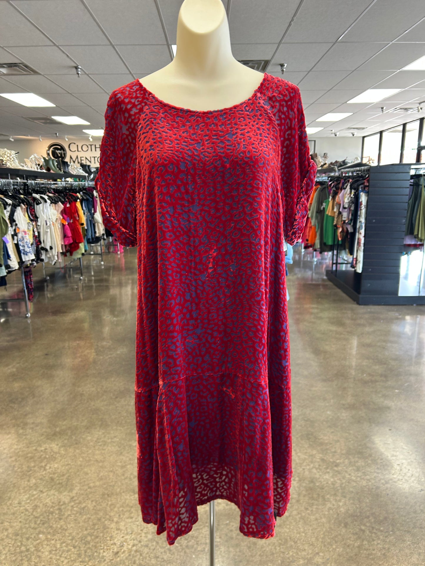 Dress Casual Short By Johnny Was In Red, Size:S