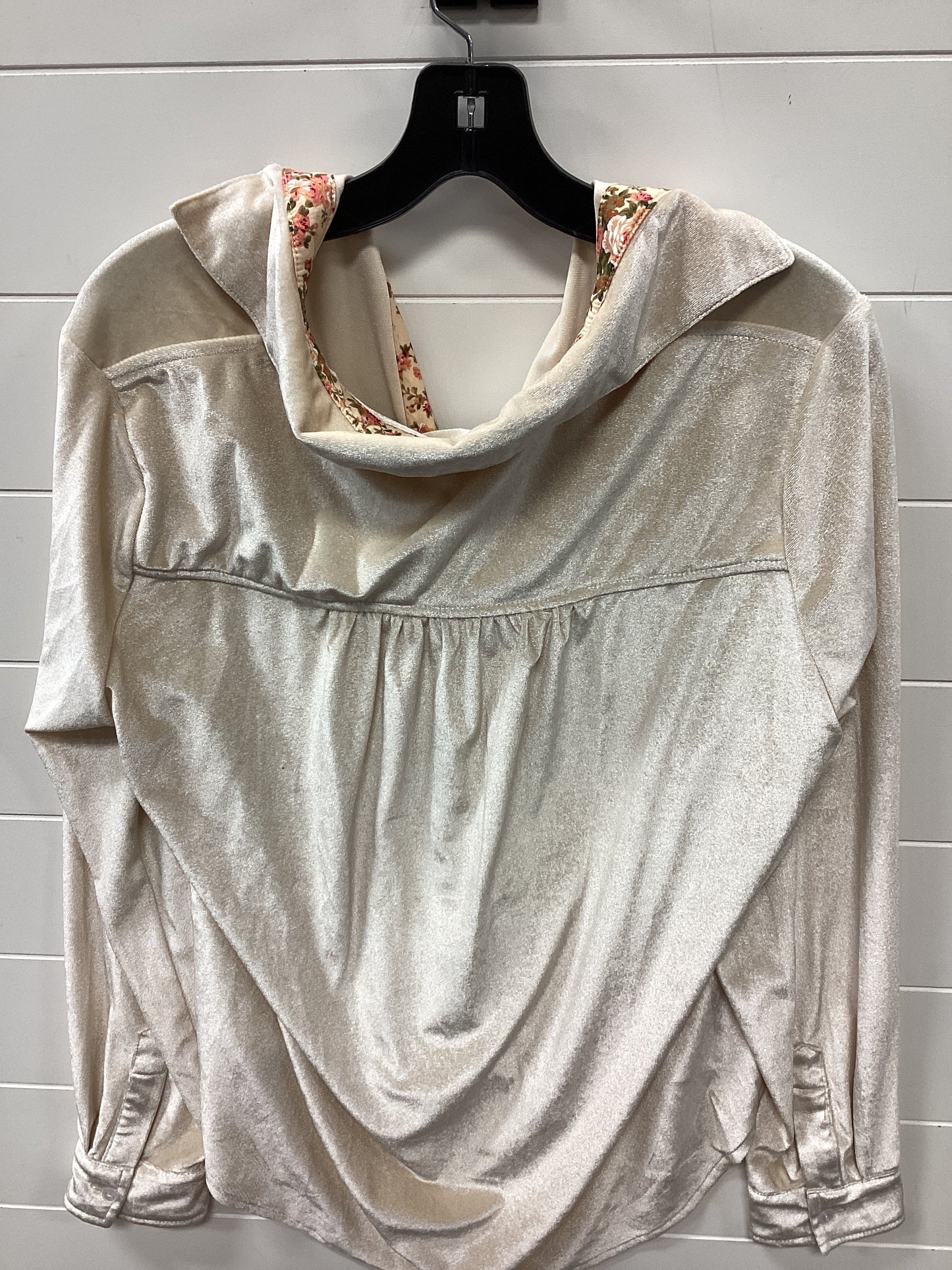 Top Ls By Thread And Supply In Cream, Size:M