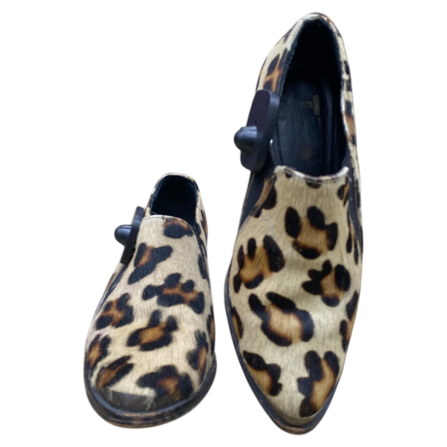 Boots Ankle Heels By Cmc In Animal Print, Size:5.5