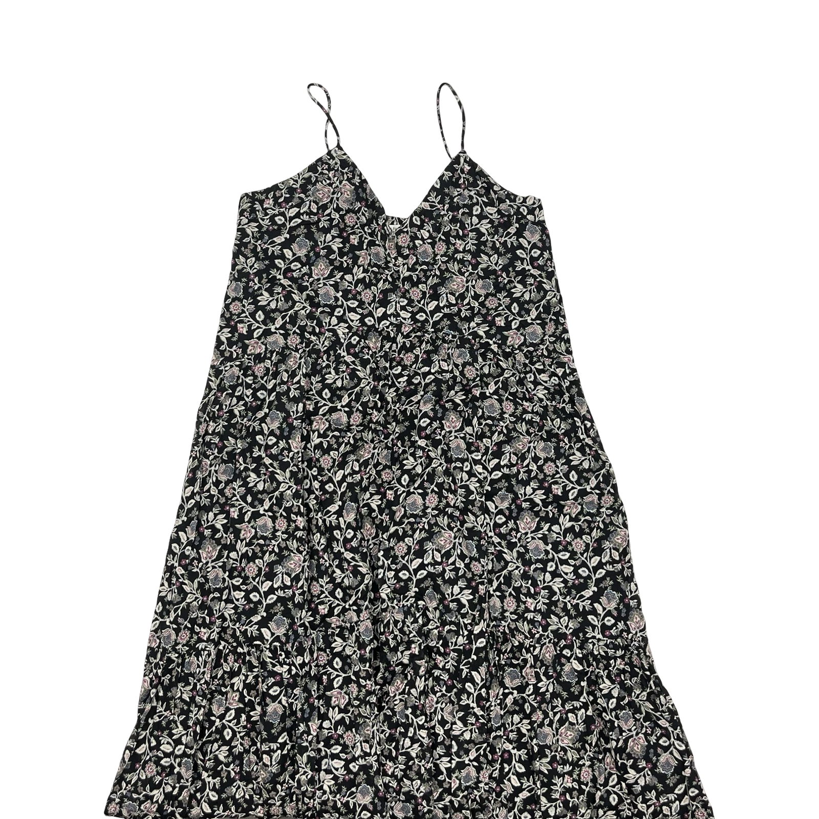 abercrombie floral dress Dress Casual Midi By Abercrombie And Fitch In Floral Print, Size:Xl