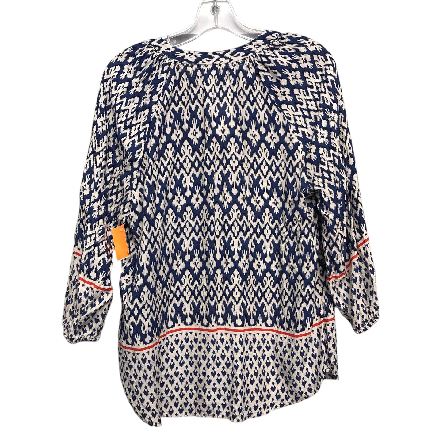 Top Ls By Beachlunchlounge In Blue & White, Size:M