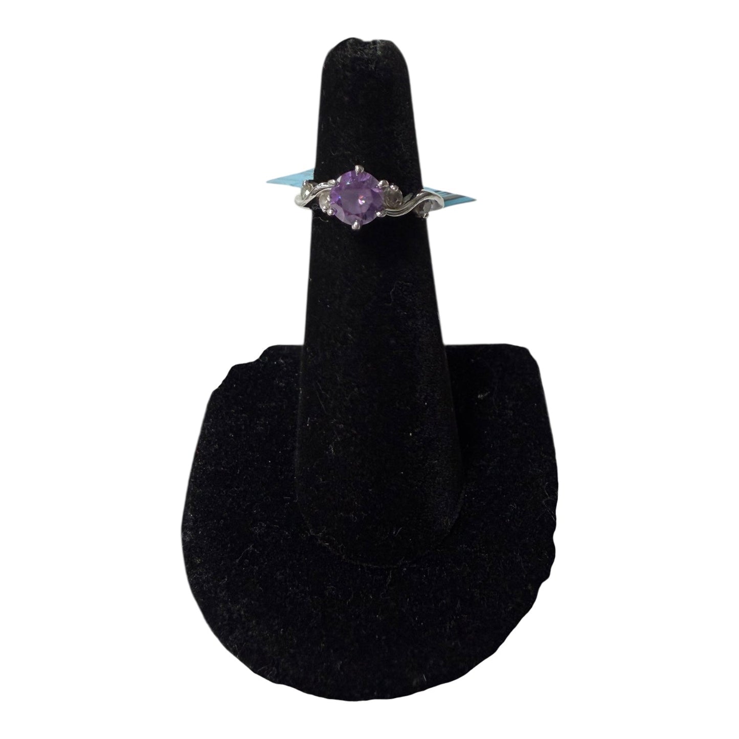 Ring Other By Cme In Purple & Silver, Size:6