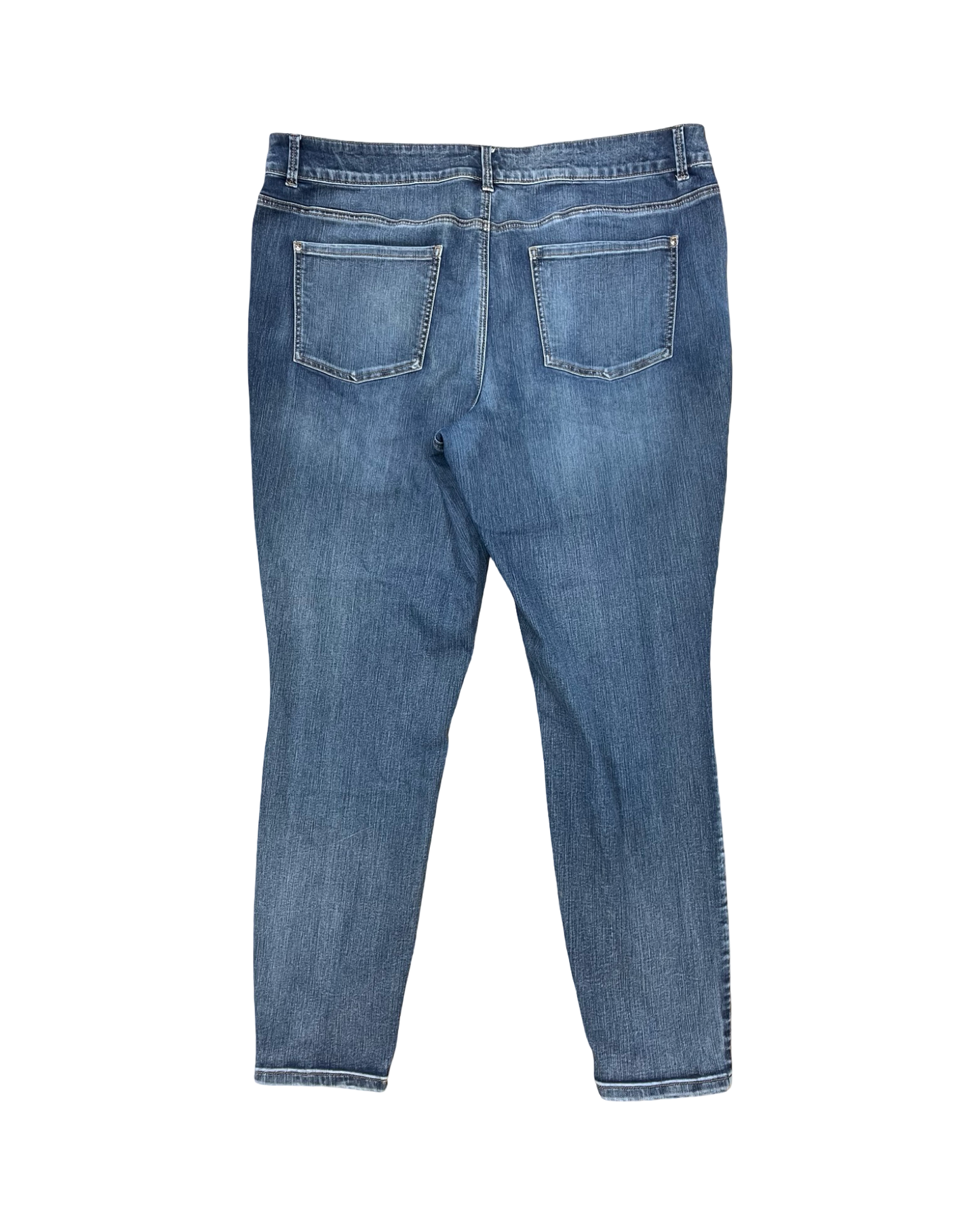 Jeans Skinny By Maurices In Blue Denim, Size:22