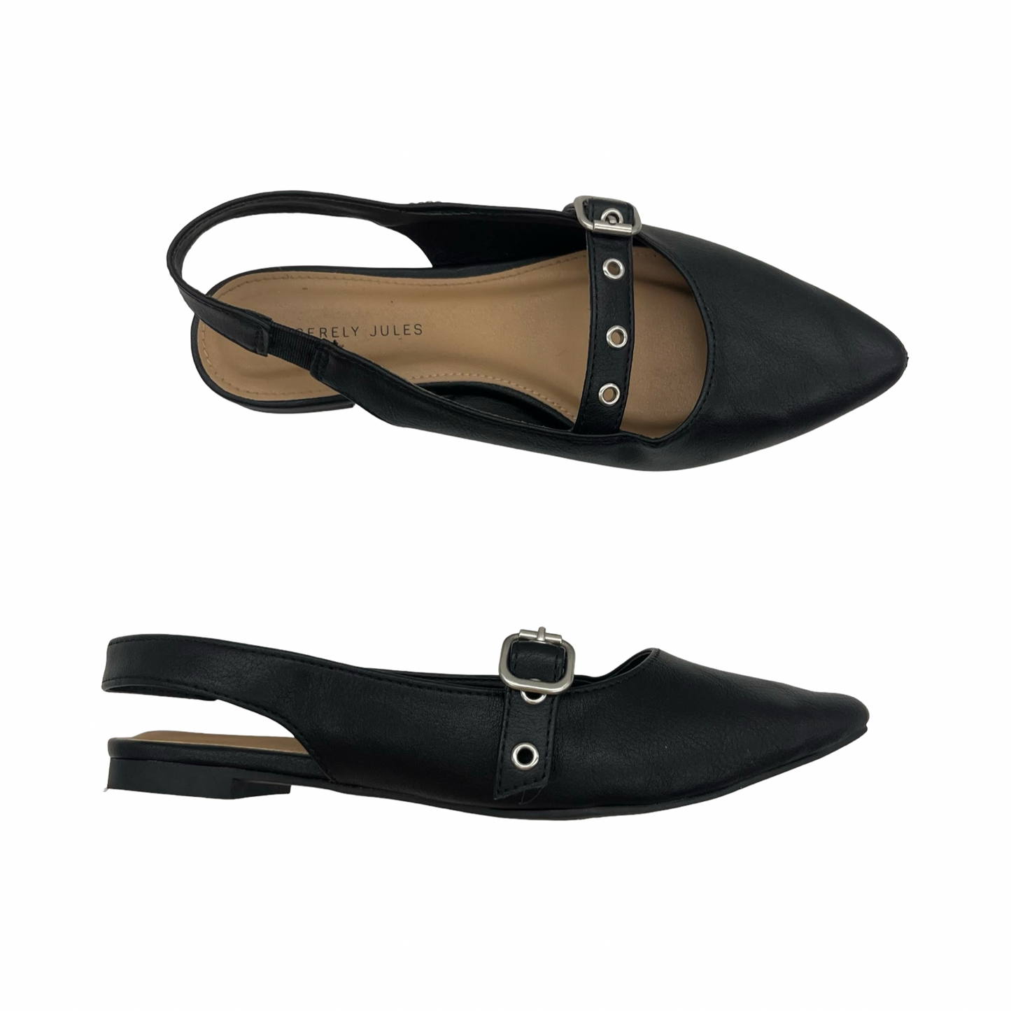 Shoes Flats By Sincerely Jules In Black, Size:7