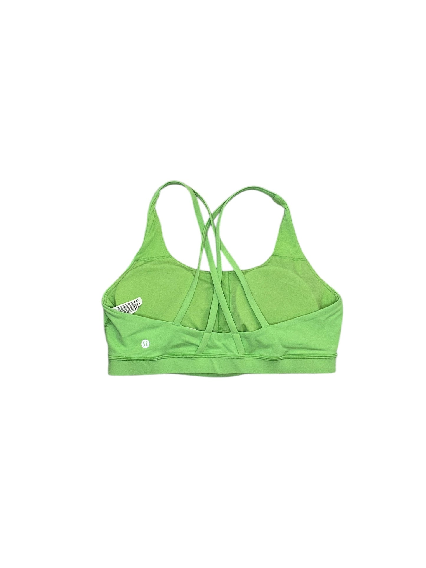 Athletic Bra By Lululemon In Green, Size:L