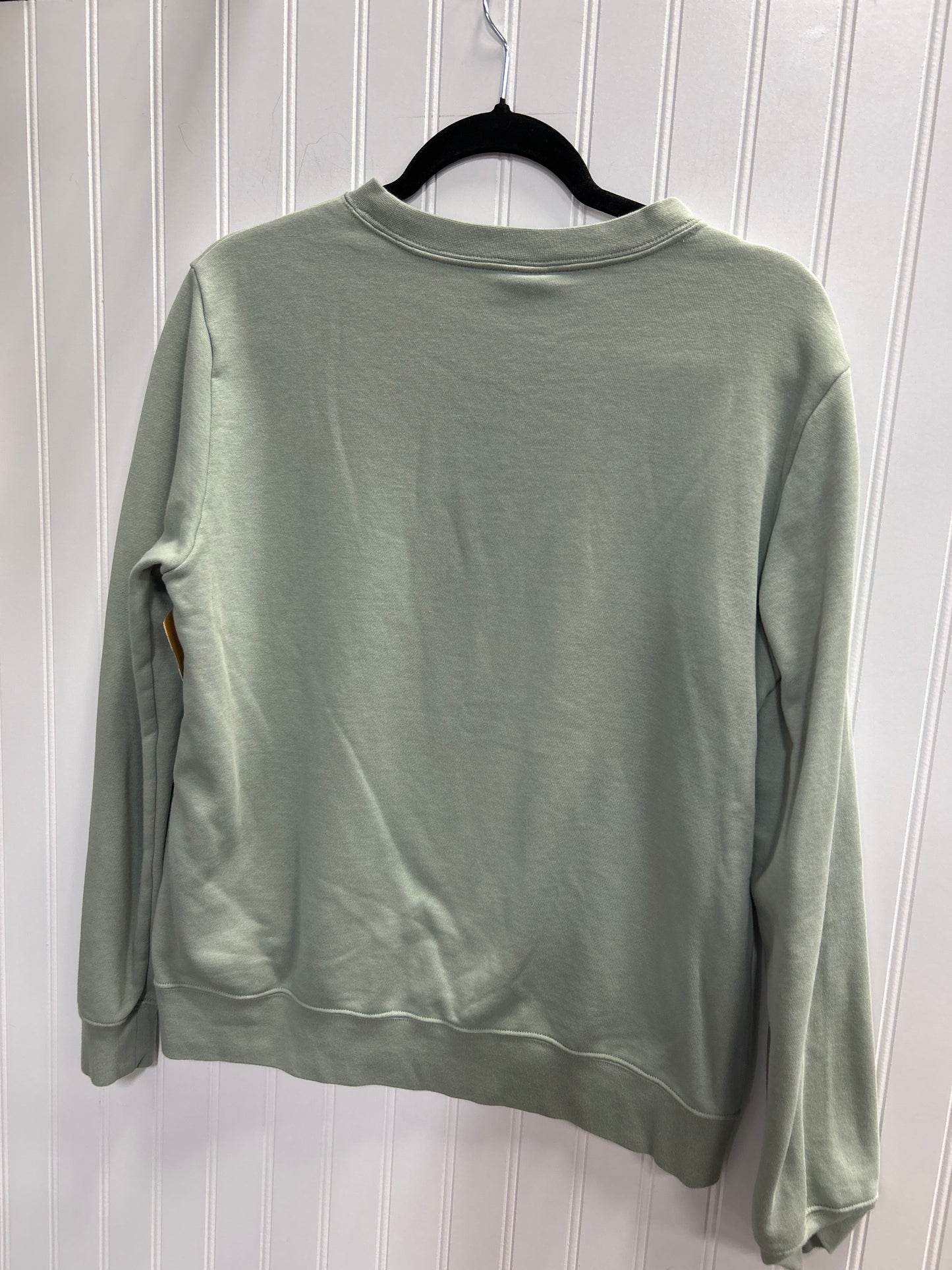 Athletic Sweatshirt Crewneck By Nike Apparel In Green, Size:M