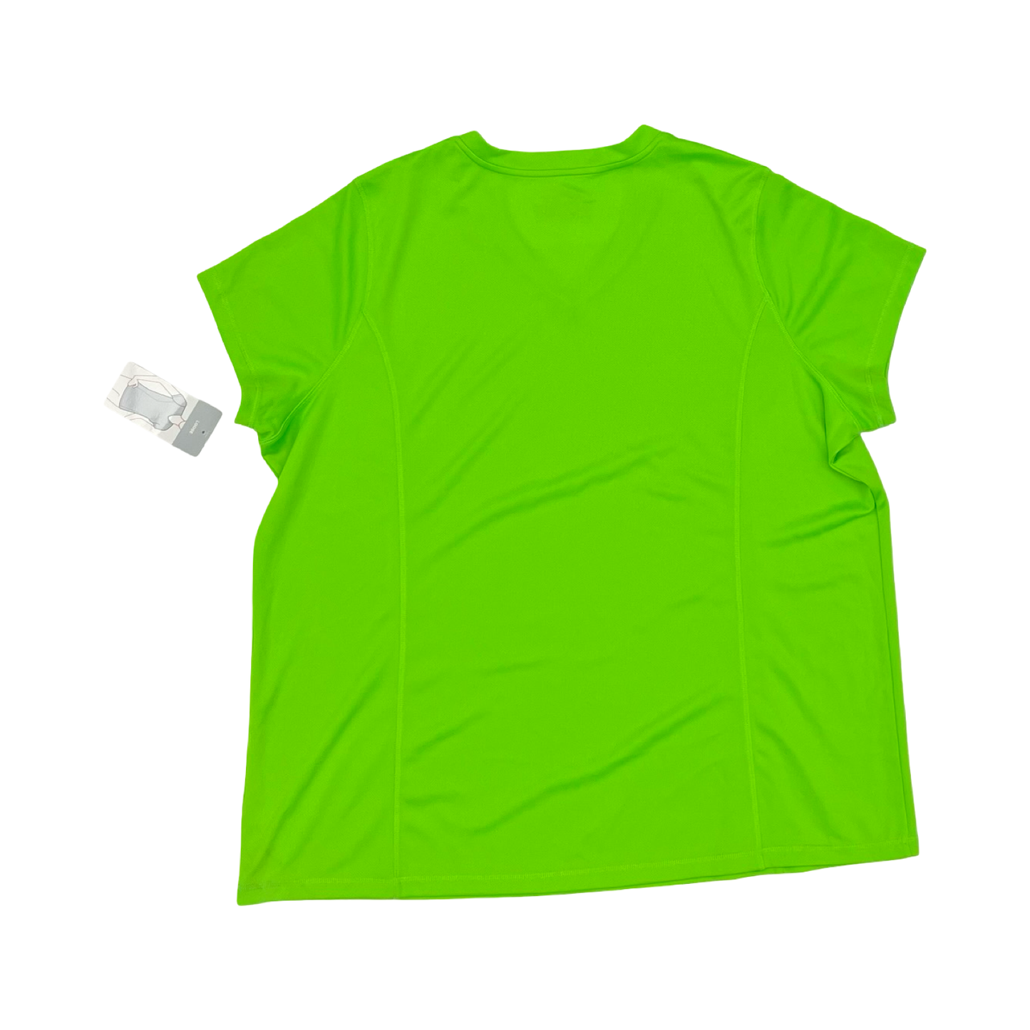 Athletic Top Ss By Xersion In Green, Size:2X