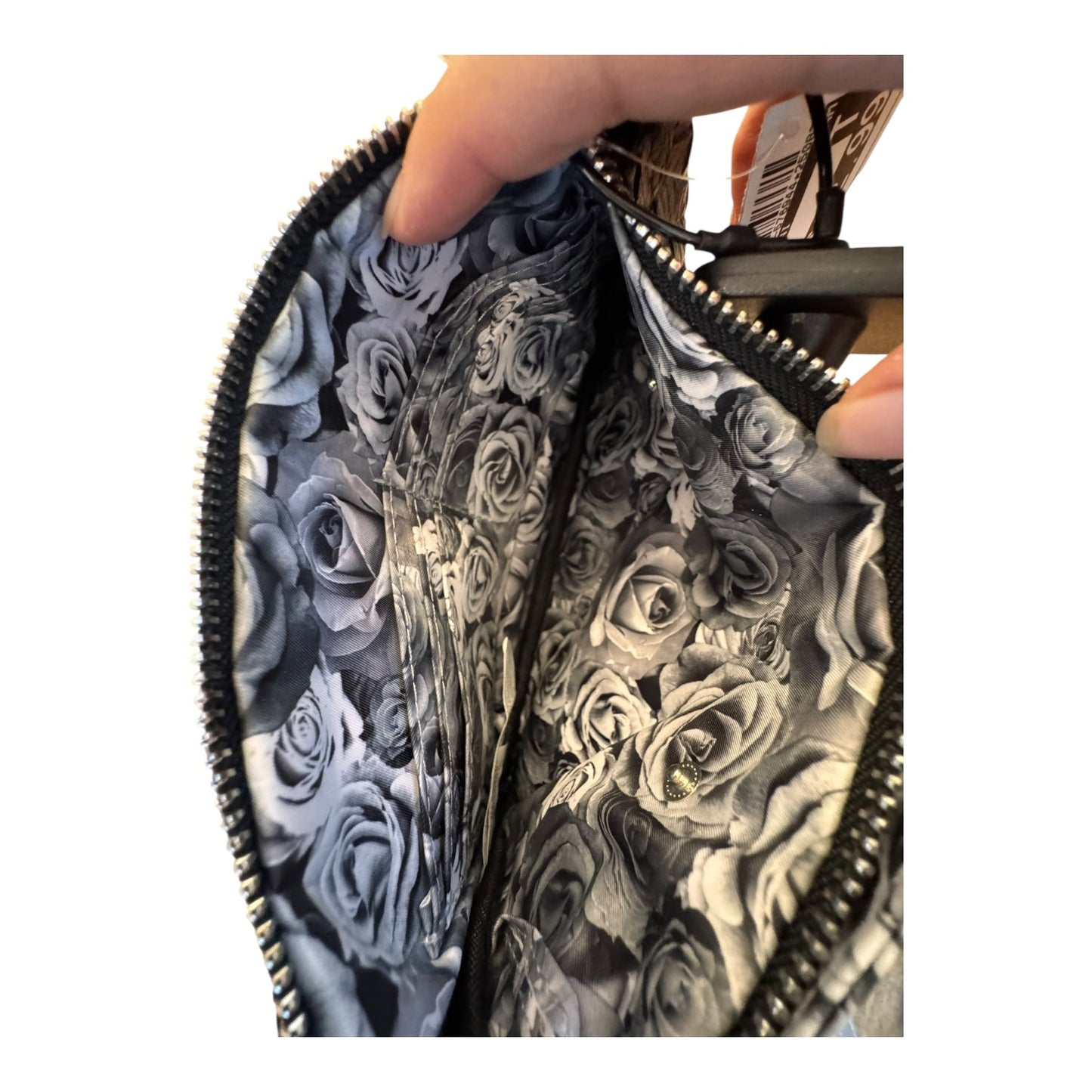 Wristlet By Adrienne Vittadini In Black, Size:Medium