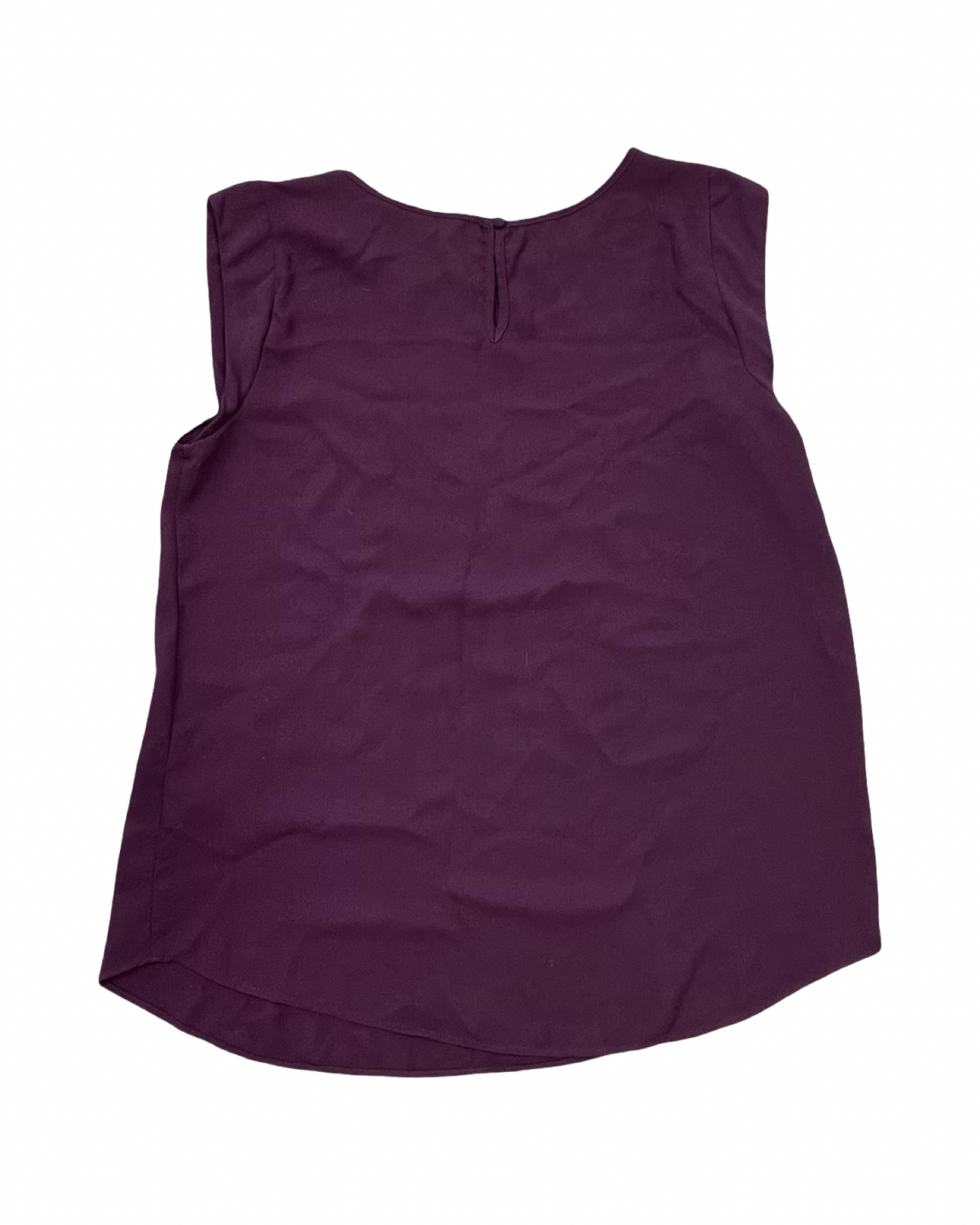 Top Sleeveless By Apt 9 In Maroon, Size:M