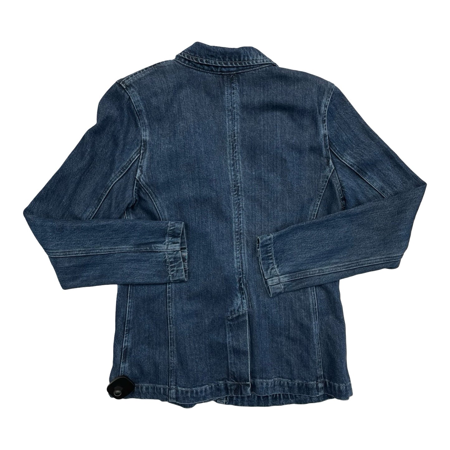 Blazer By Lucky Brand In Blue Denim, Size:S