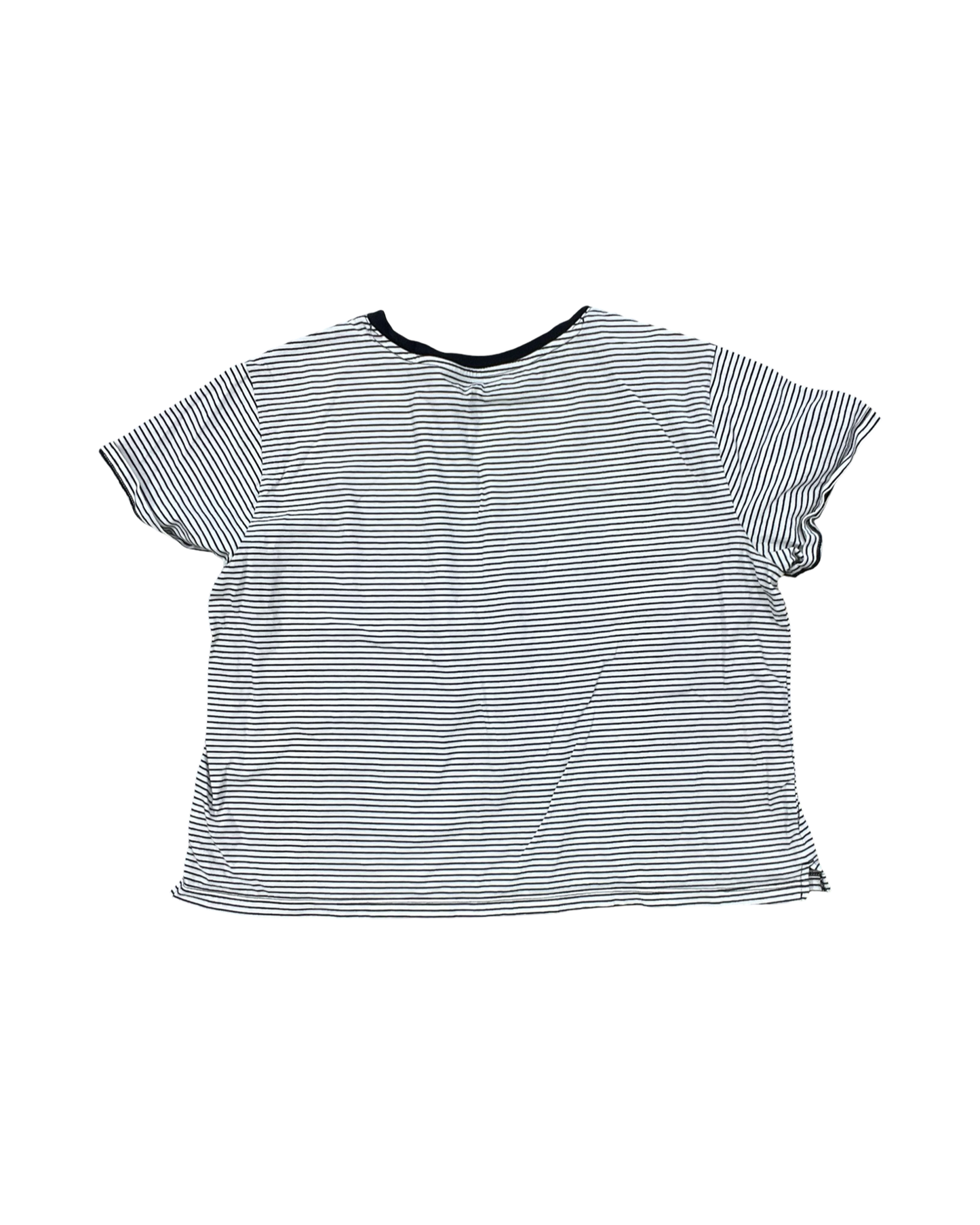 Top Ss By Free Assembly In Blue & White, Size:2X