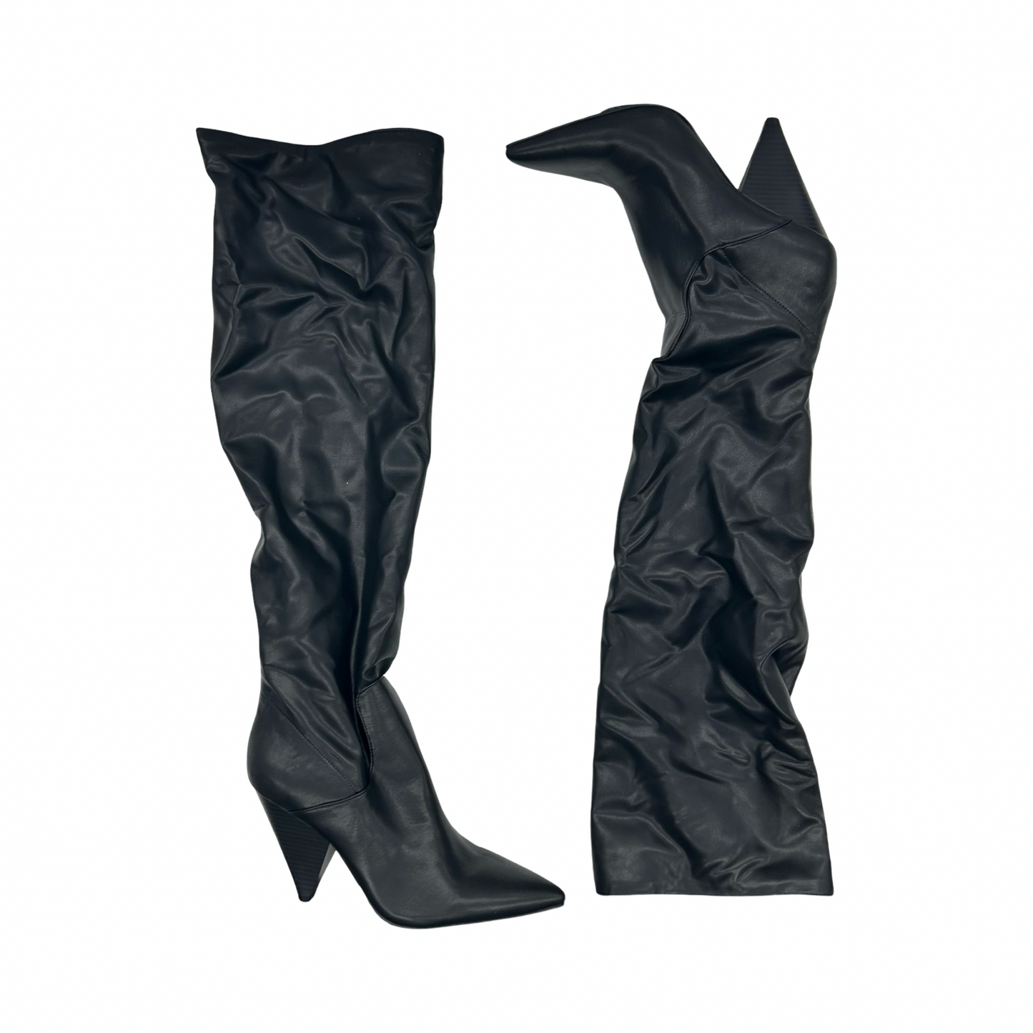 Boots Knee Heels By Indigo Rd In Black, Size:10