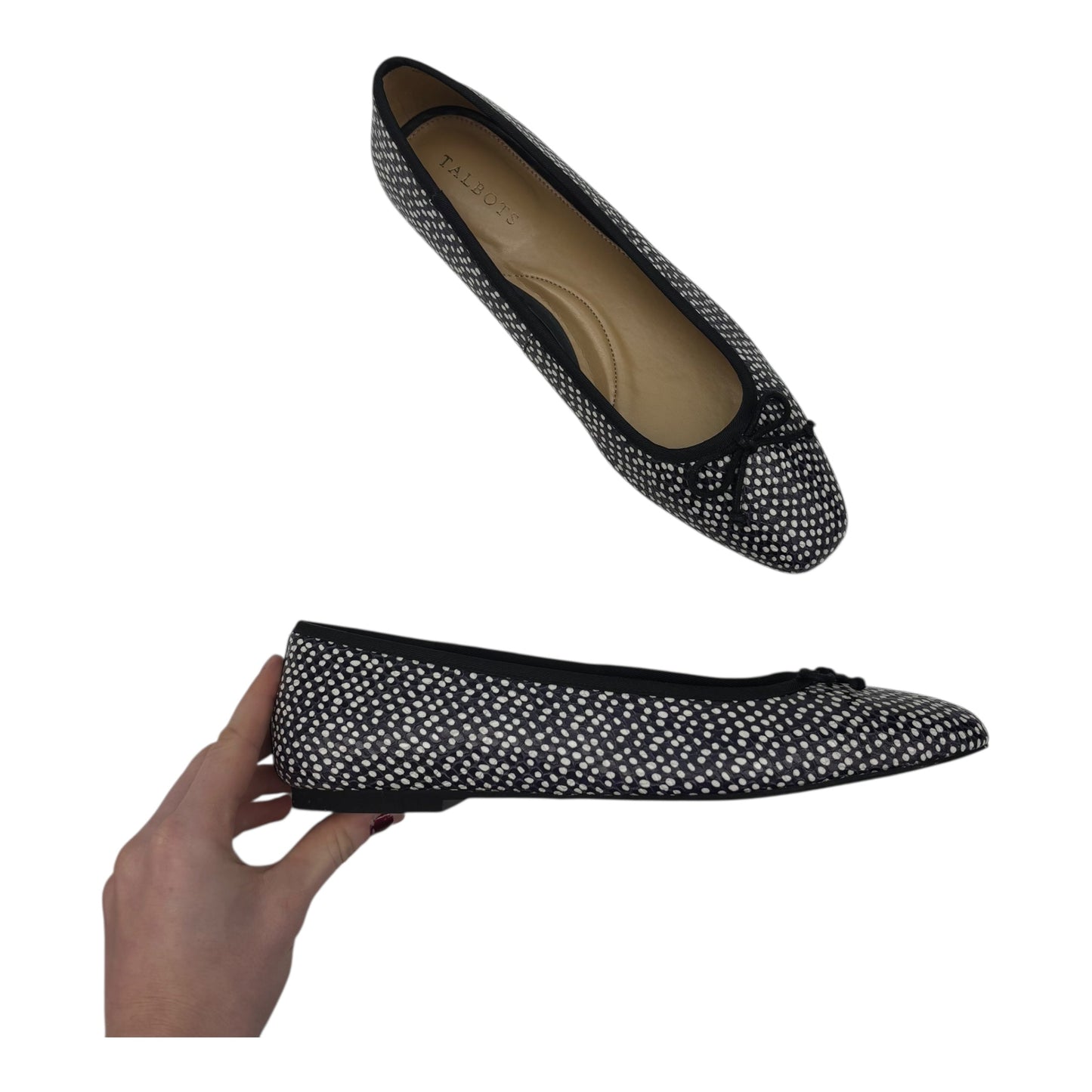 Shoes Flats By Talbots In Polkadot Pattern, Size:9