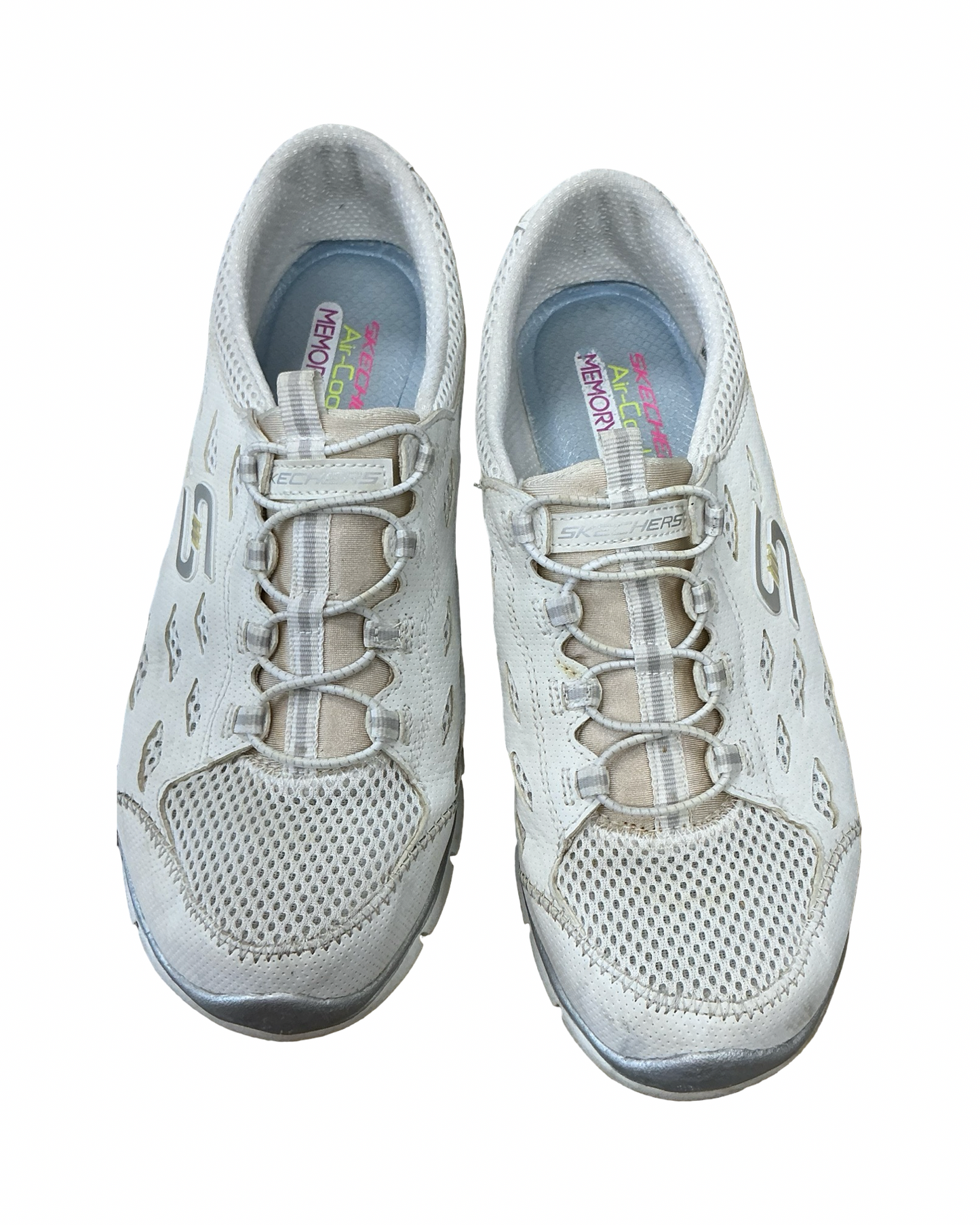 Shoes Sneakers By Skechers In White, Size:9.5