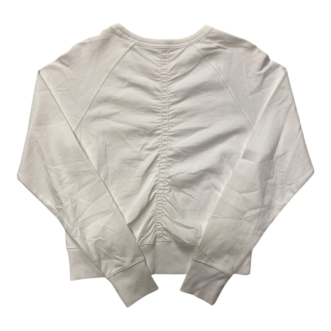 Athletic Top Ls Crewneck By Athleta In White, Size:S