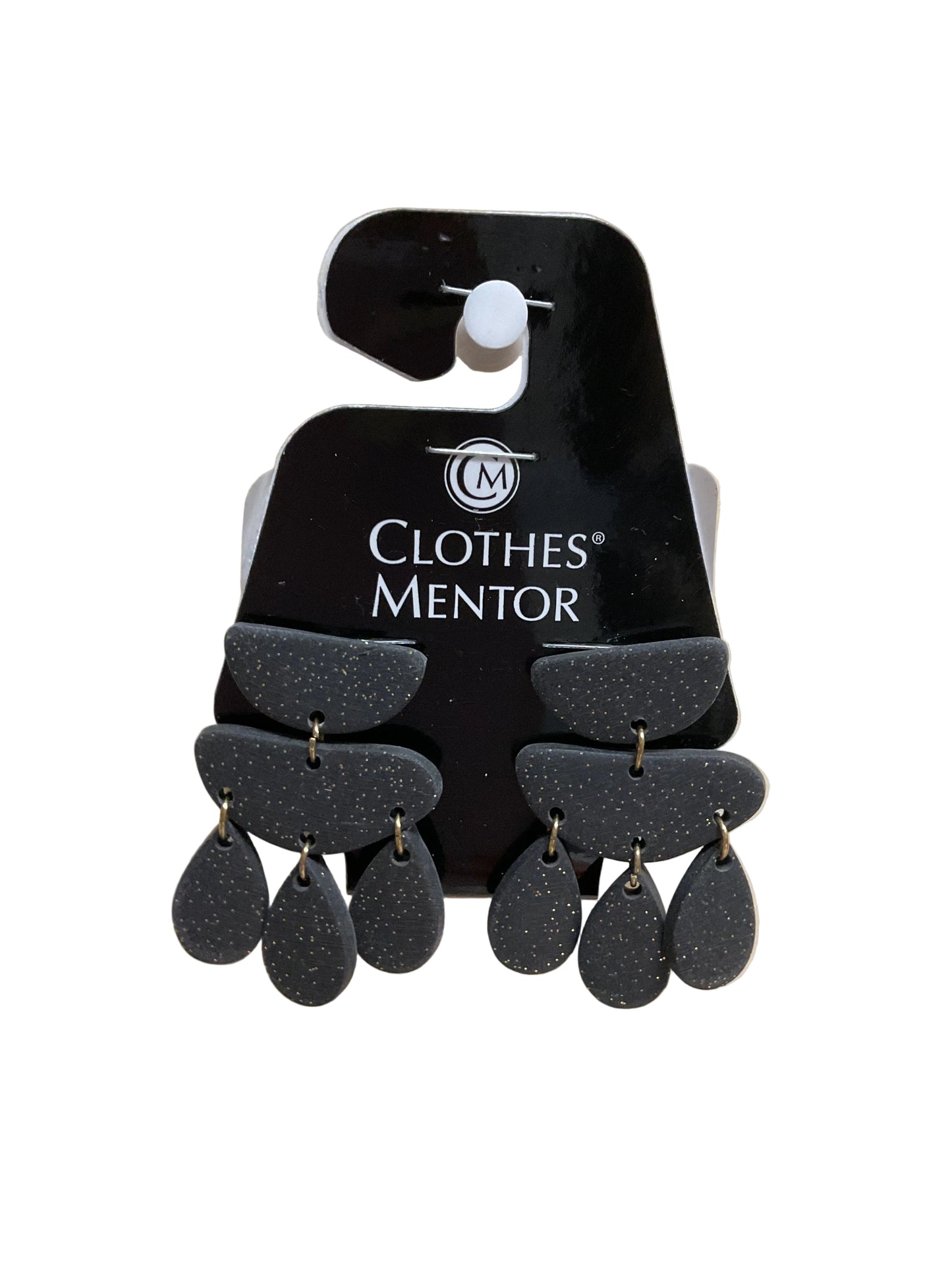 Earrings Dangle/Drop By Clothes Mentor In Black