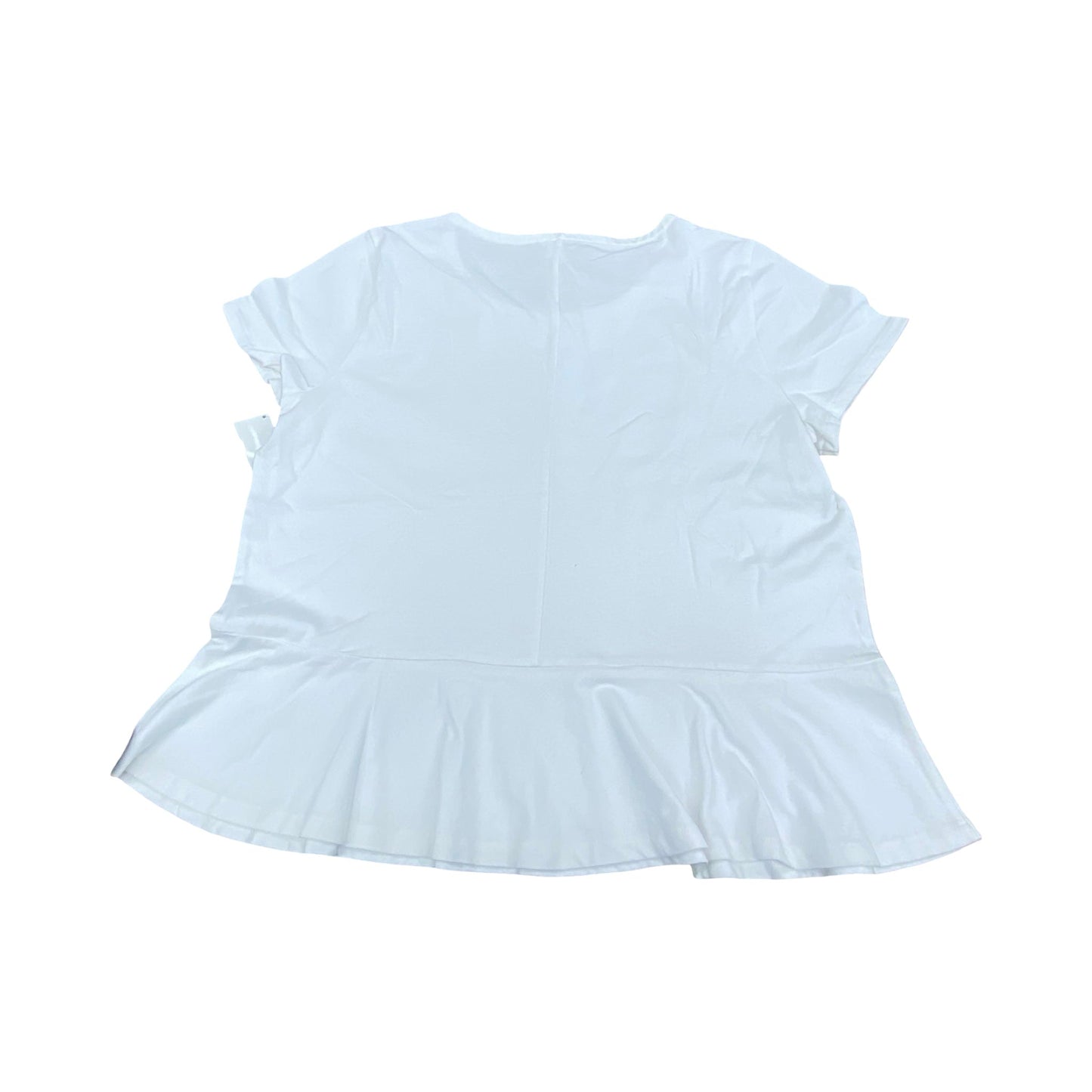 Top Ss By J. Crew In White, Size:Xxl