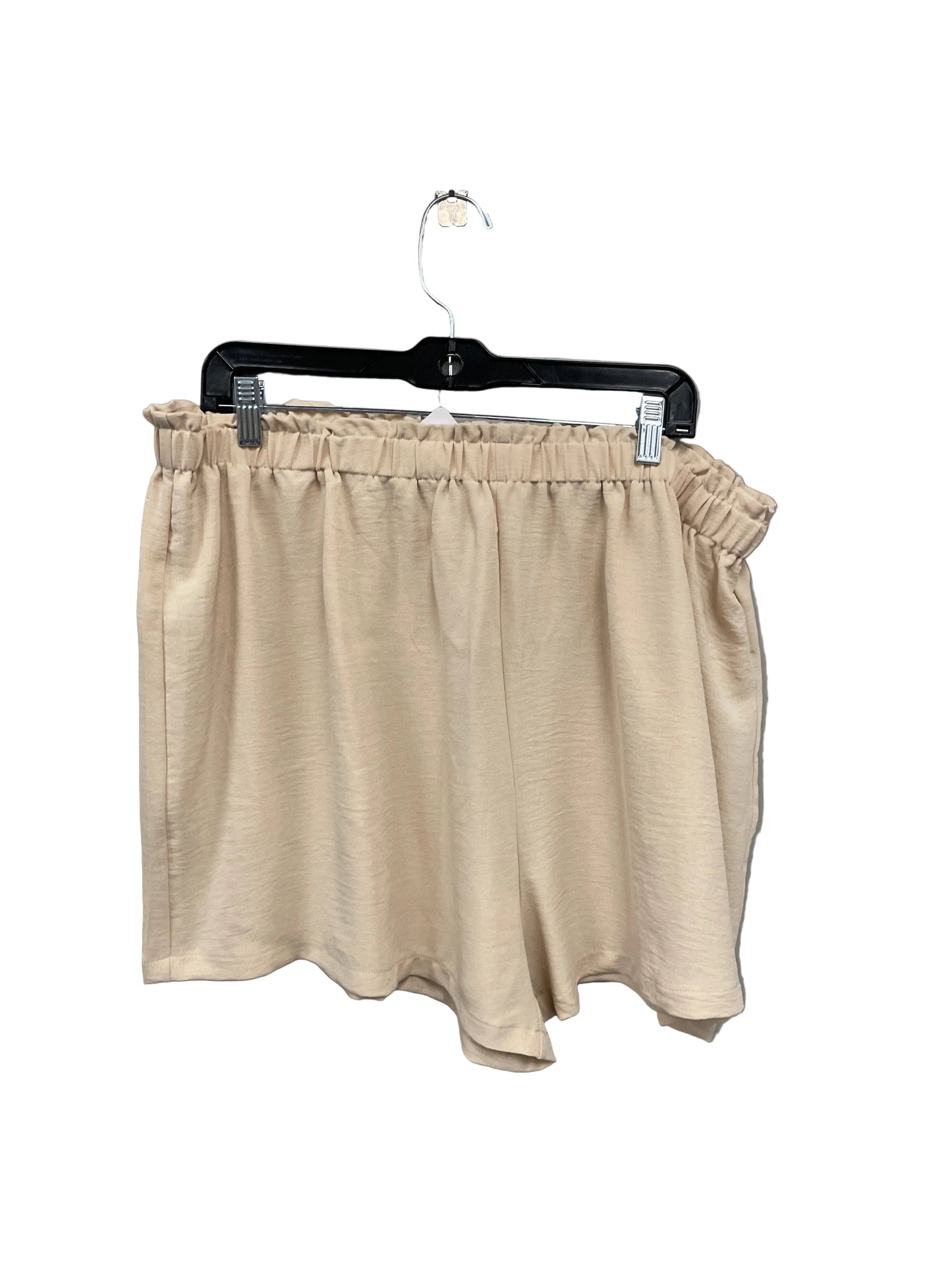 Shorts Set By Fashion Nova In Cream, Size: 2x