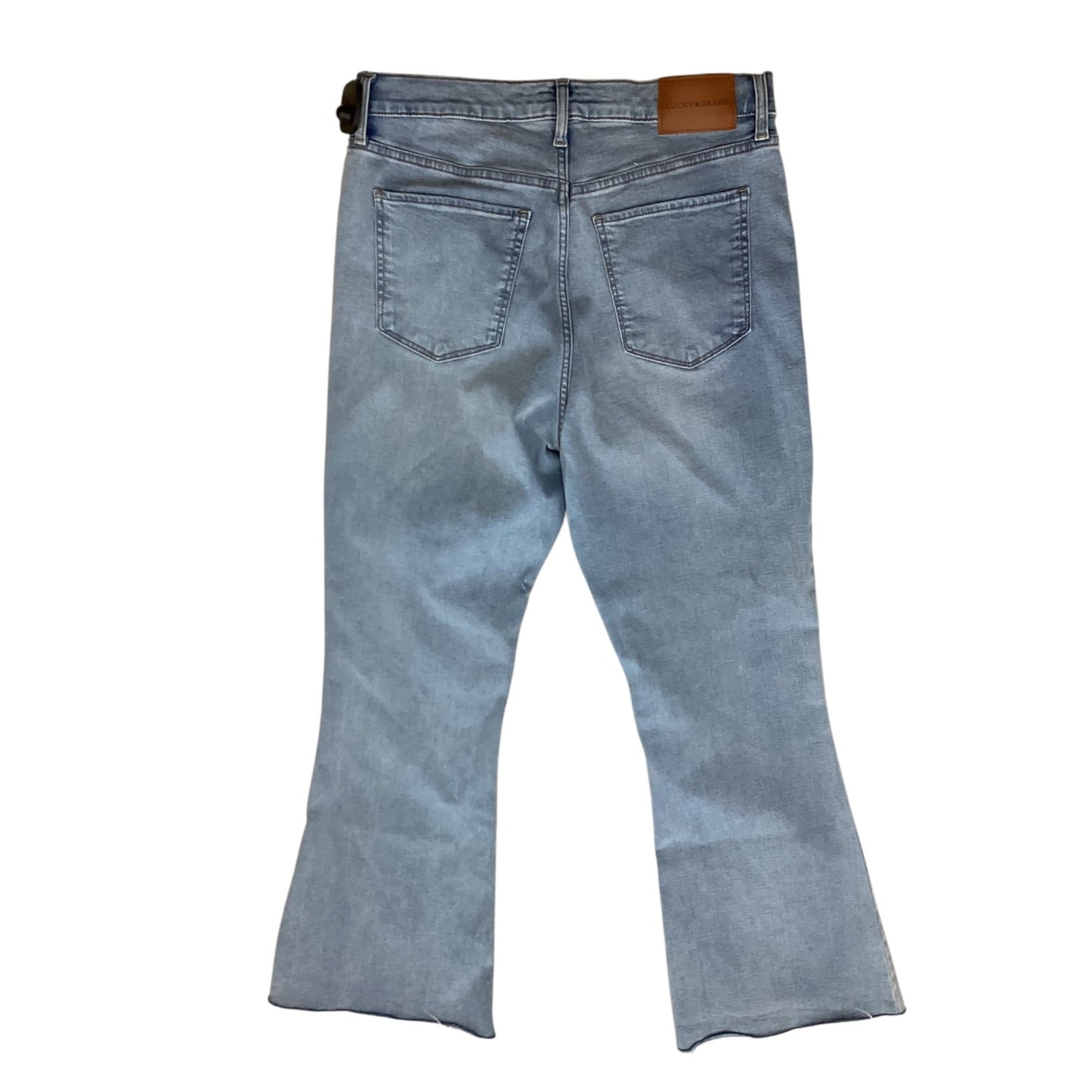 Jeans Flared By Lucky Brand In Blue Denim, Size:12