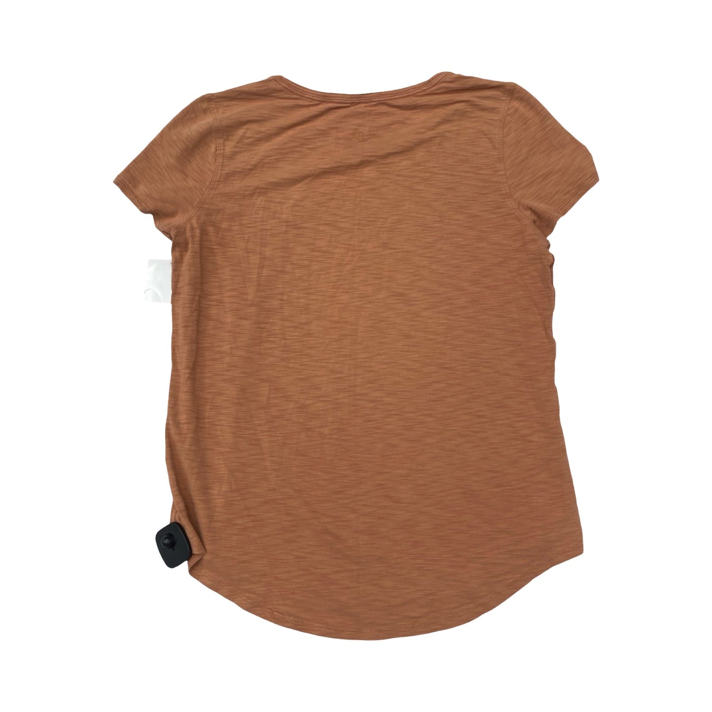 Athletic Top Ss By Lululemon In Coral, Size:L