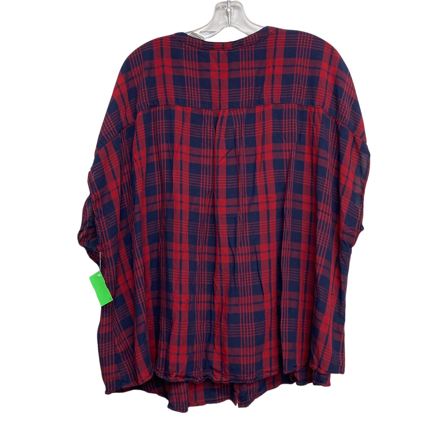 Top Ls By Torrid In Plaid Pattern, Size:4X