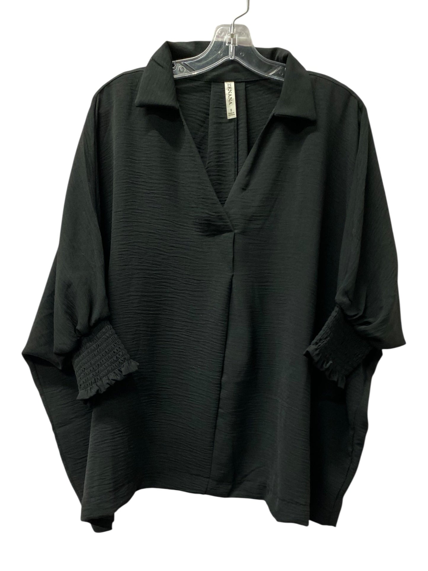 Top Ls By Zenana In Black, Size:S