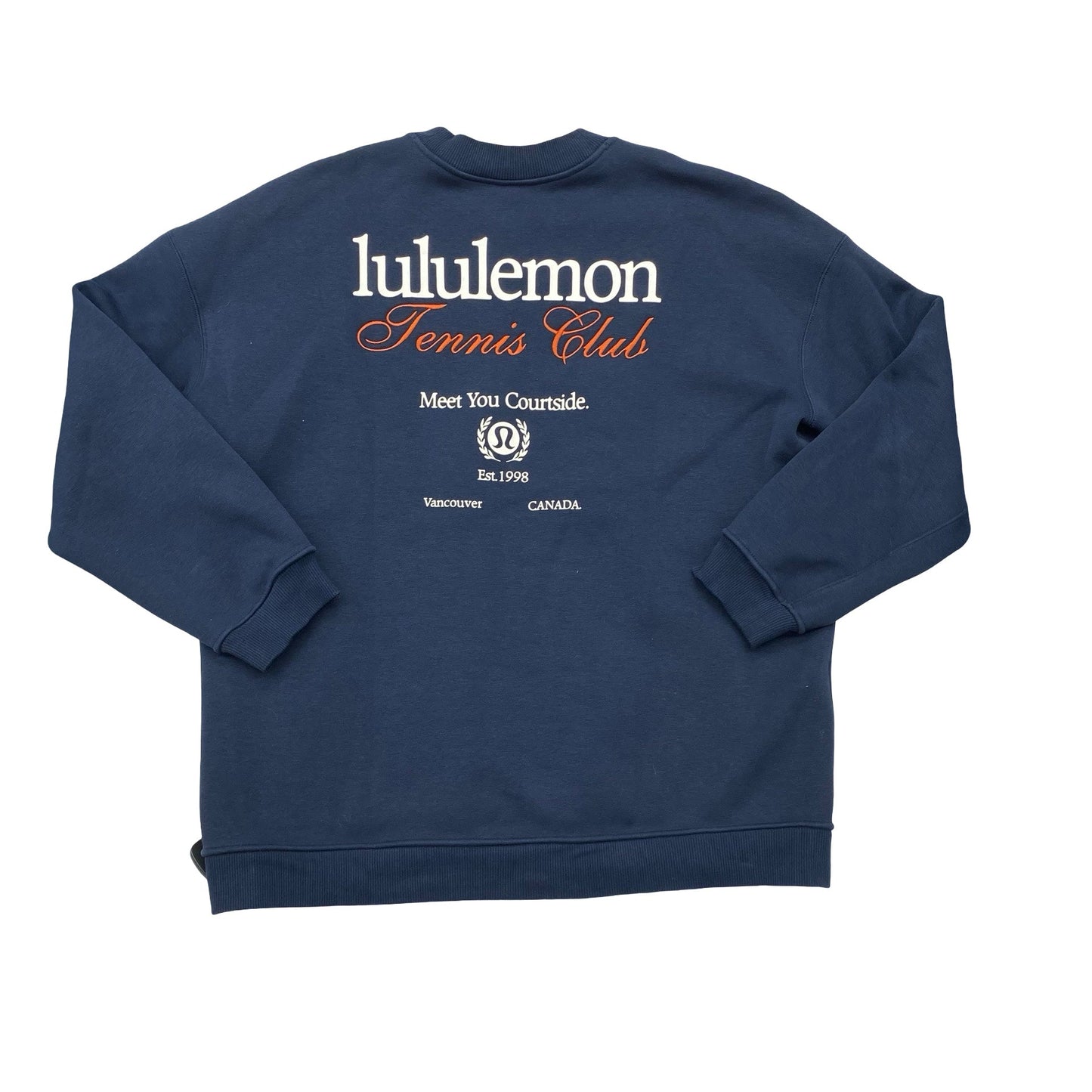 Sweatshirt Crewneck By Lululemon In Navy, Size:L