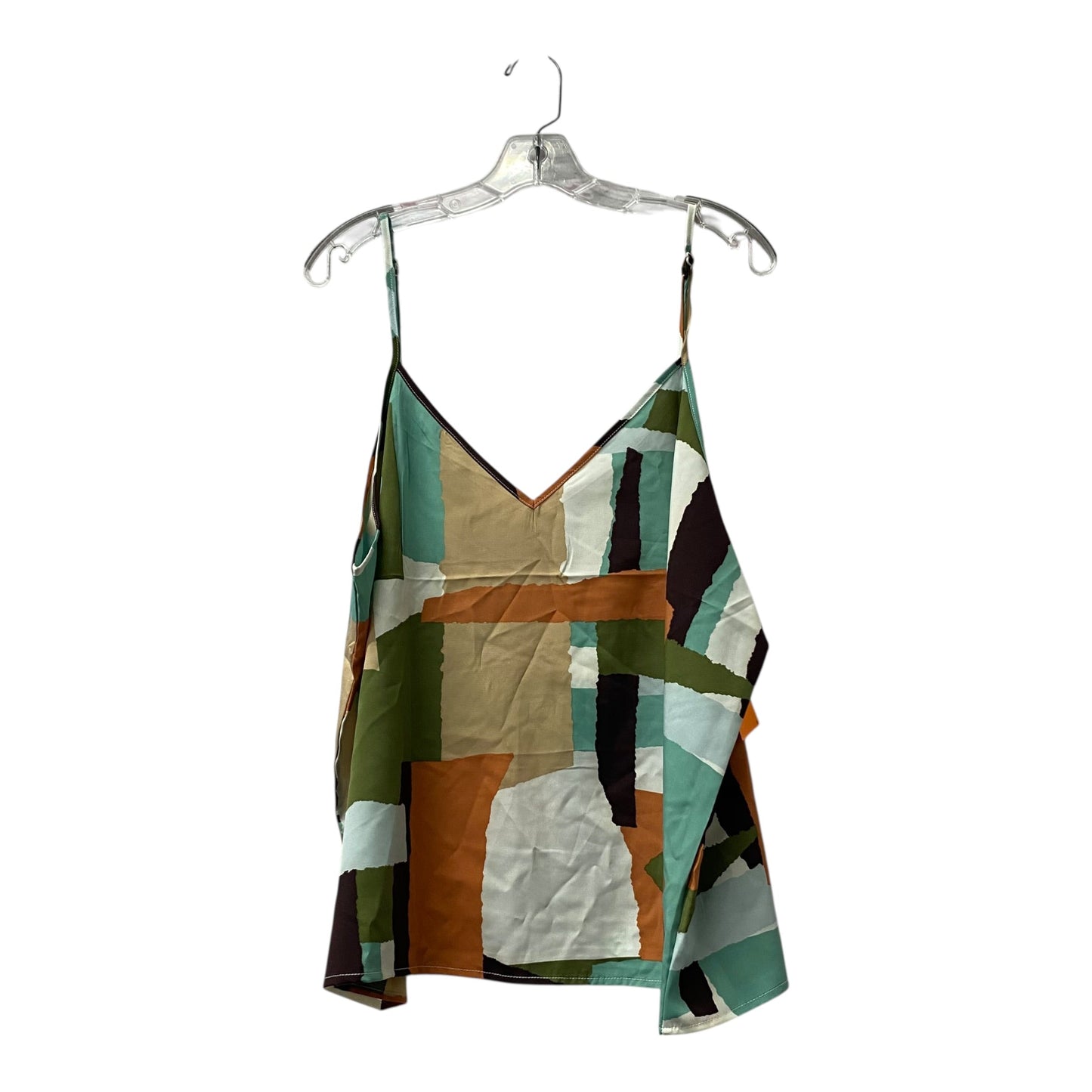 Top Sleeveless By Shein In Multi, Size:3X