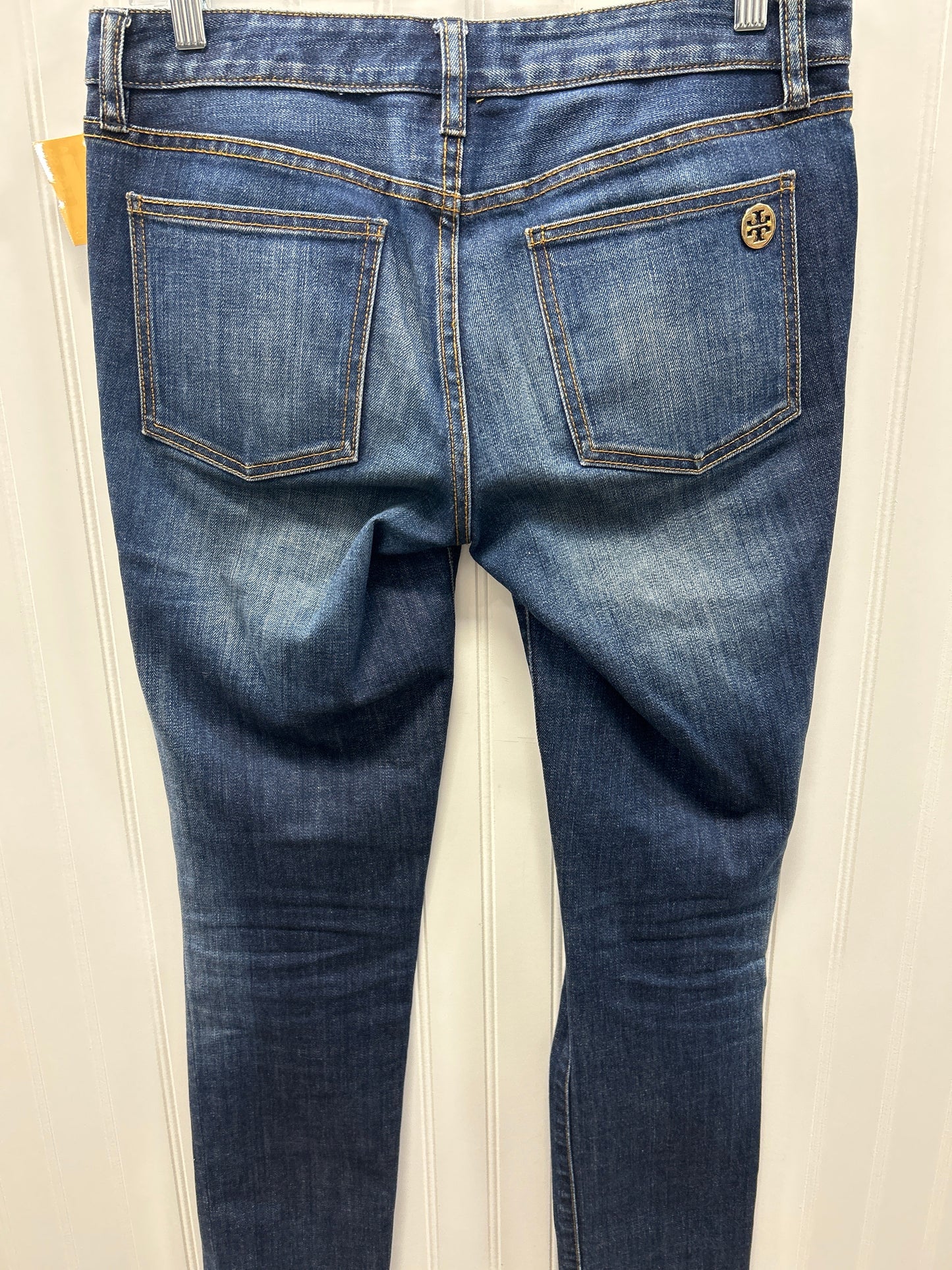 Jeans Designer By Tory Burch In Blue Denim, Size:6