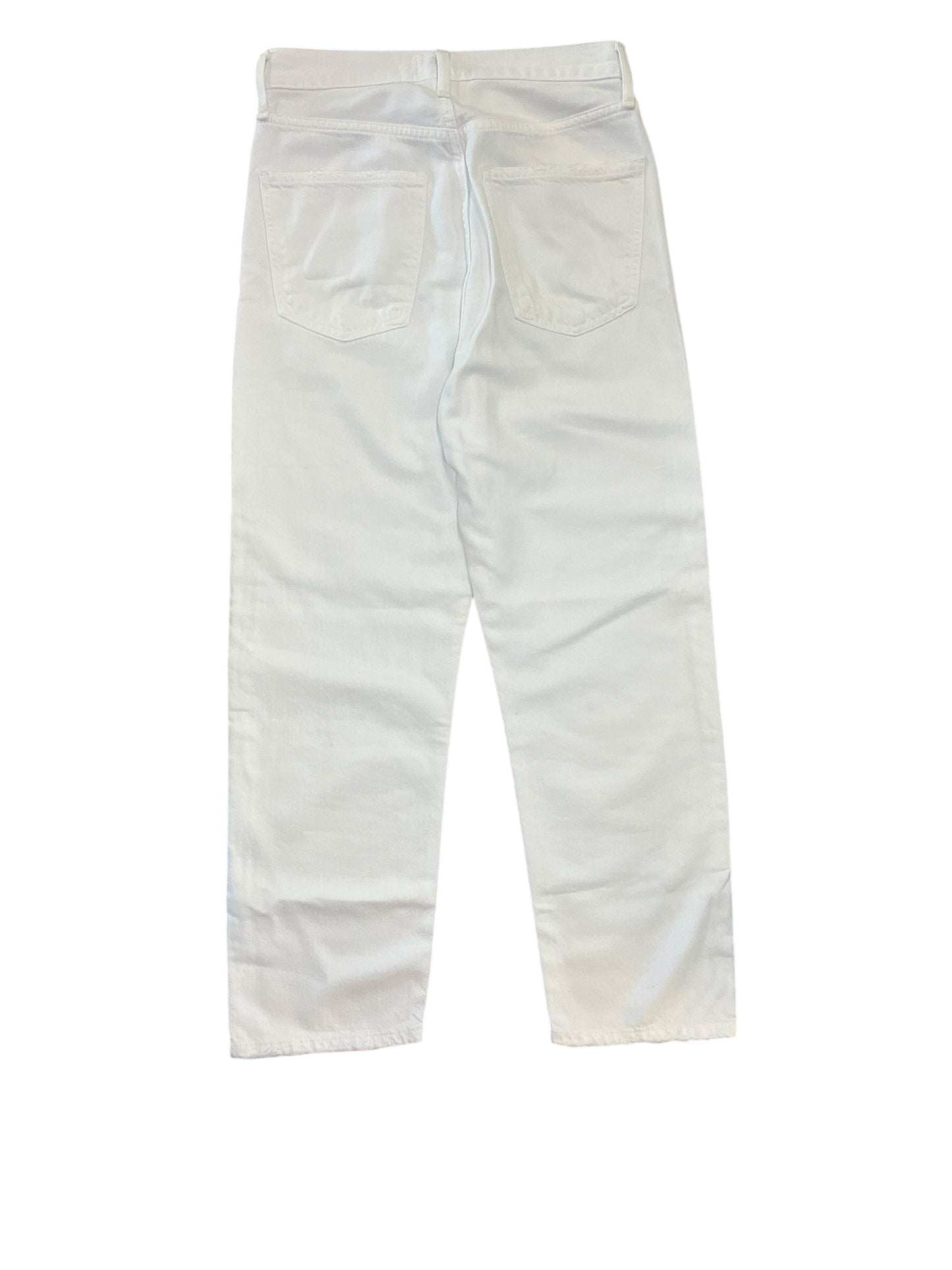 Jeans Straight By Agolde In White, Size:Xxs