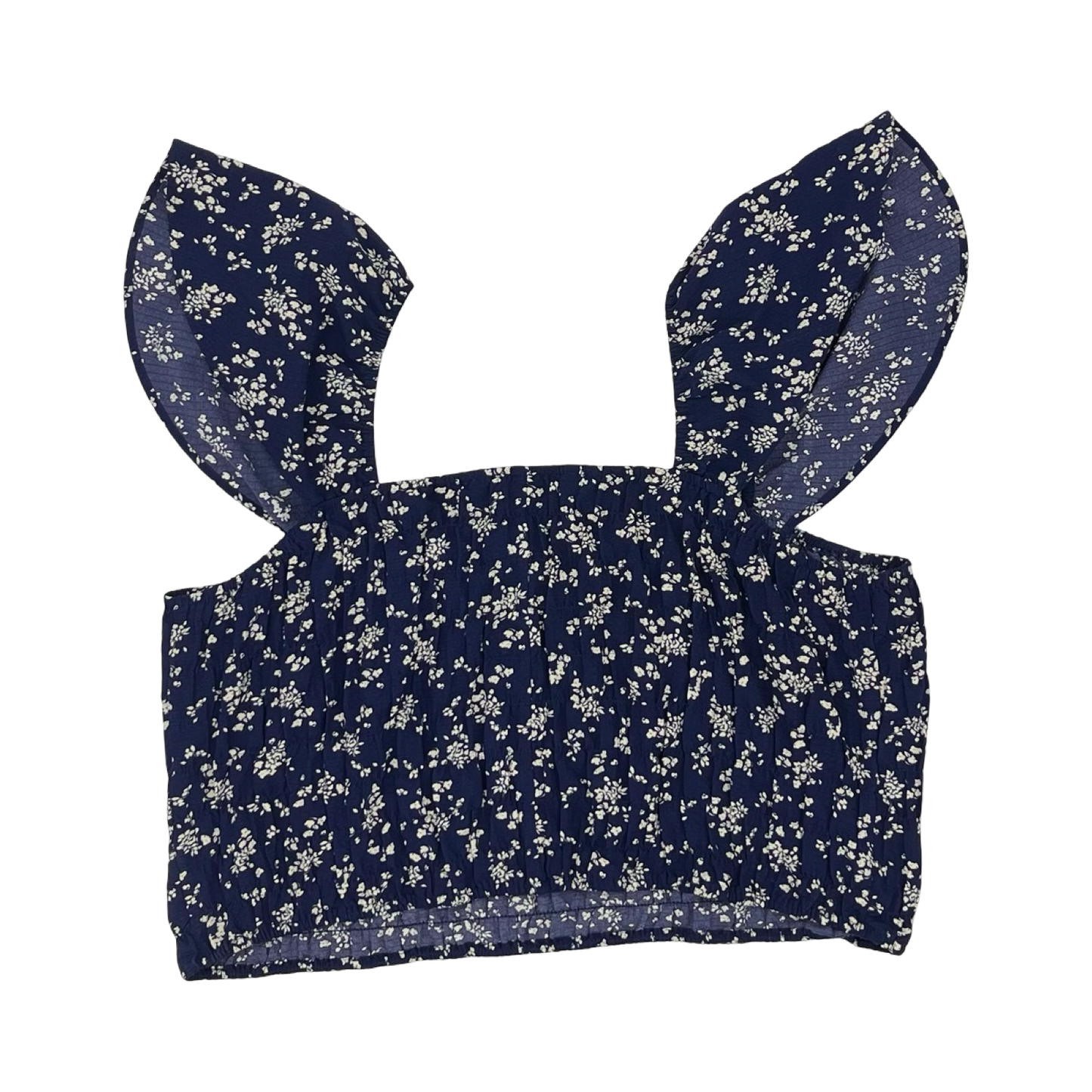 Blouse Sleeveless By Lane Bryant In Blue & White, Size:3X