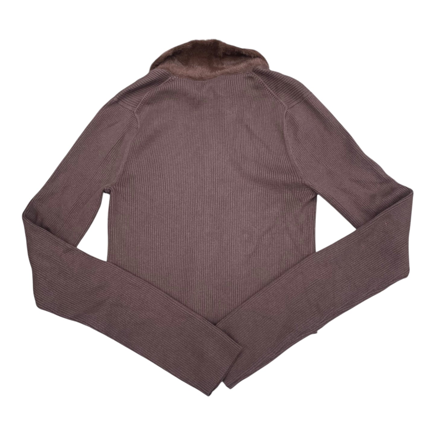 Sweater Cardigan By American Eagle In Brown, Size:L