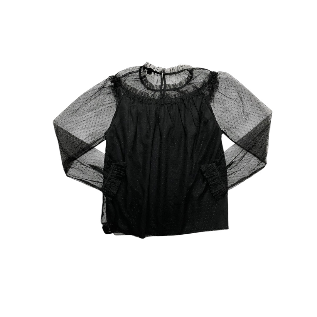 Top Ls By J. Crew In Black, Size:S