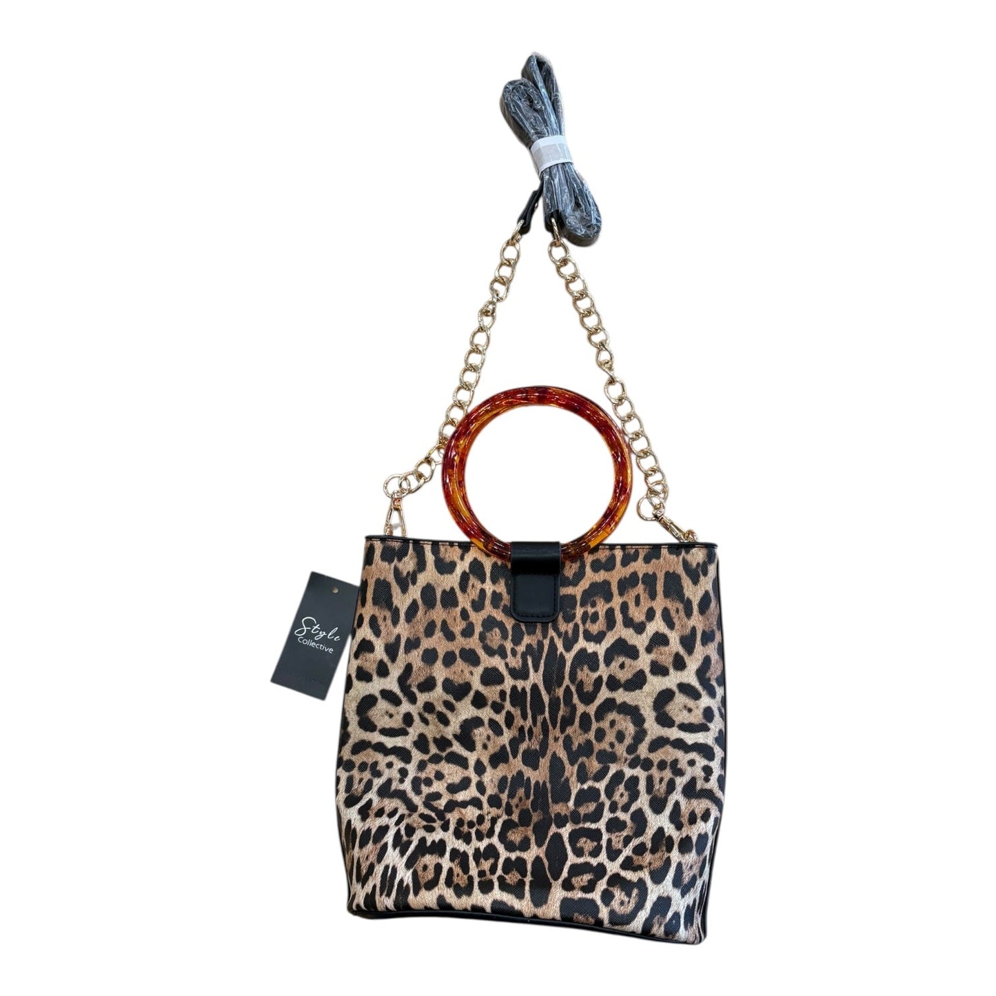 Crossbody By Clothes Mentor In Leopard Print, Size:Small