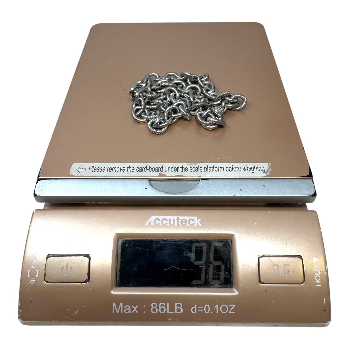 Sterling Silver Rolo Link Chain Necklace Designer By Judith Ripka