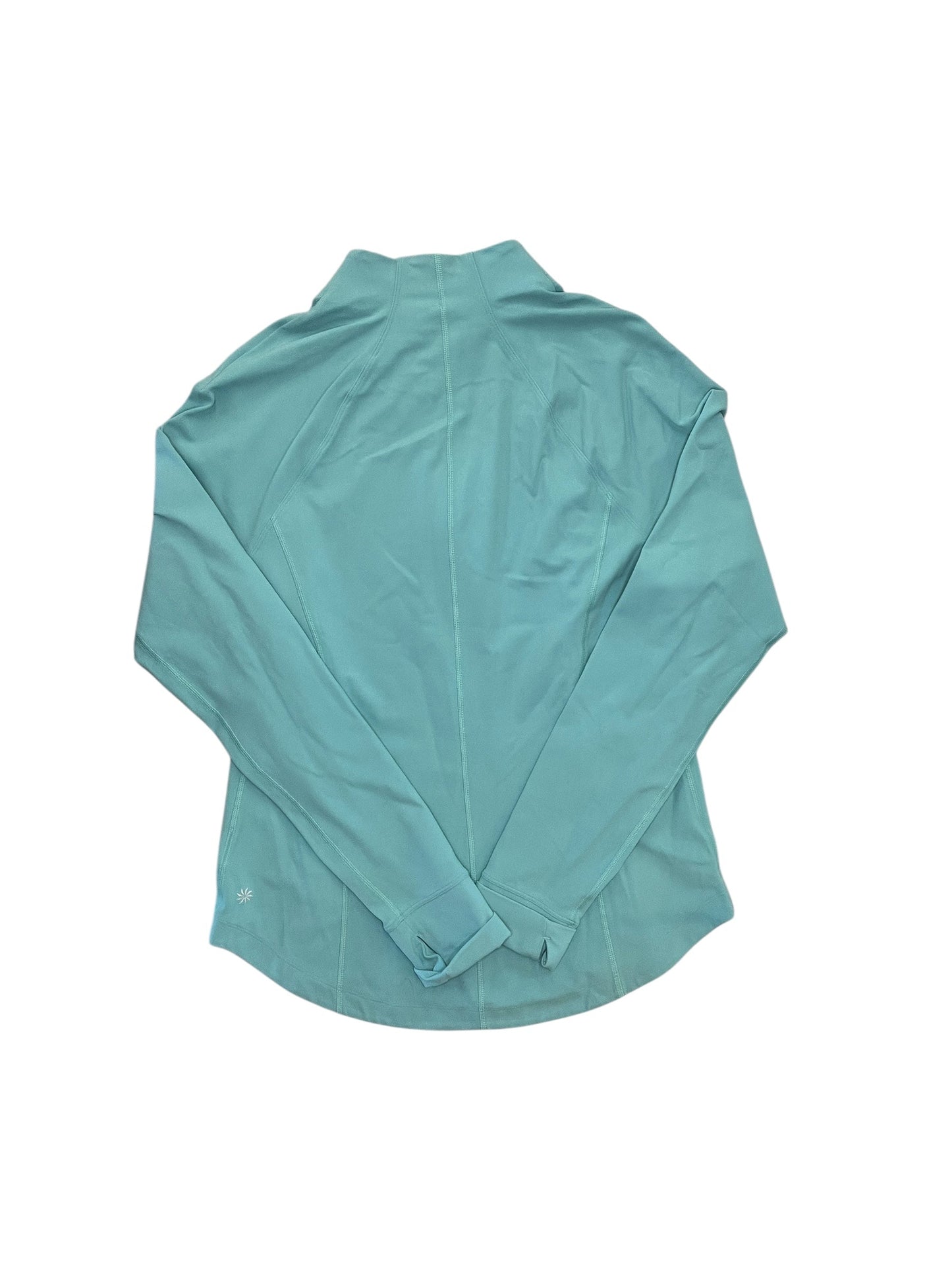 Athletic Jacket By Athleta In Teal, Size:L