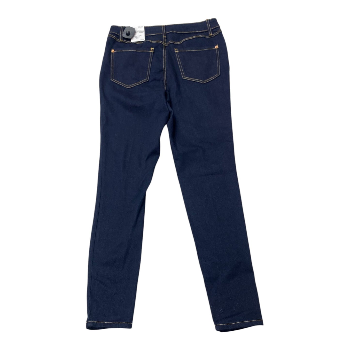 Jeans Skinny By Inc In Blue Denim, Size:12