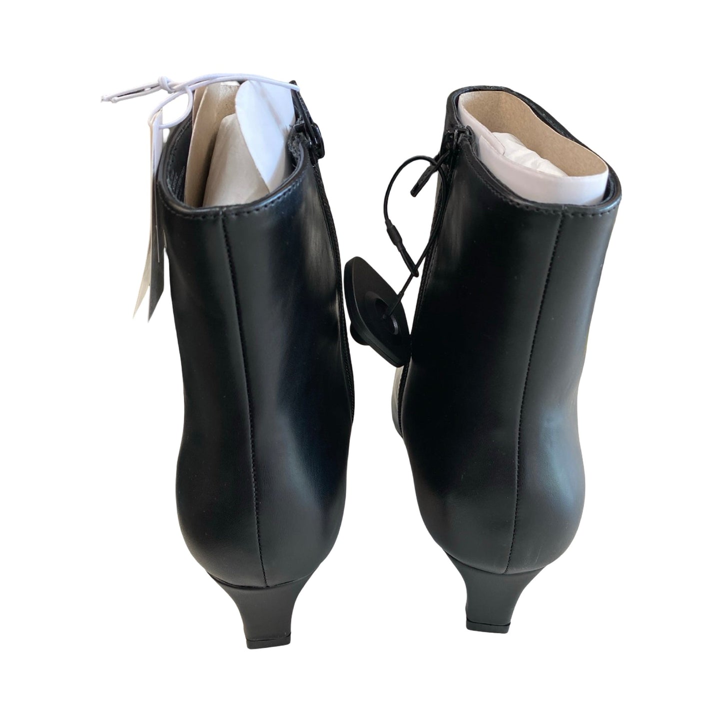 Boots Ankle Heels By Gap In Black, Size:10