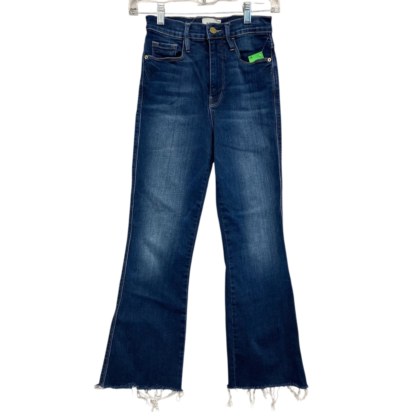 Jeans Boot Cut By Frame In Blue Denim, Size:2