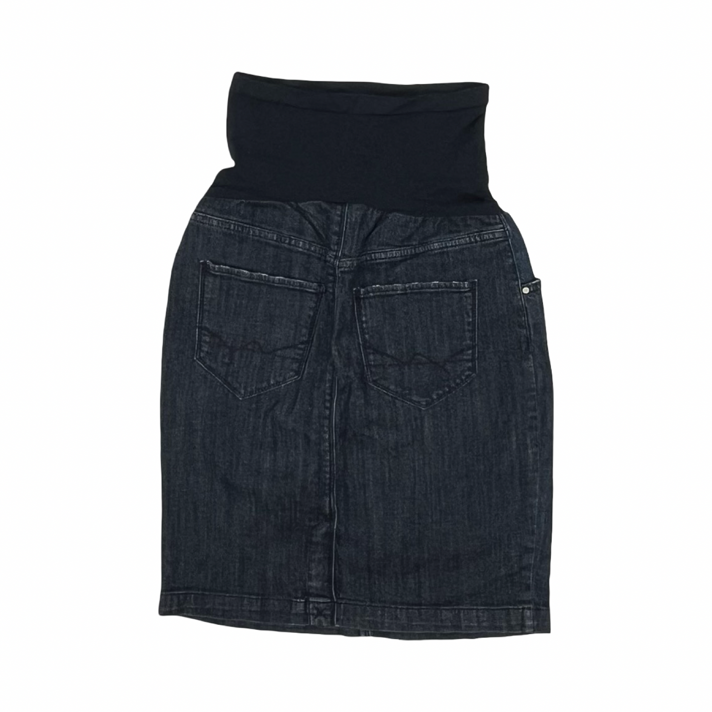 Mat Skirt By Indigo Blue In Blue Denim, Size:S